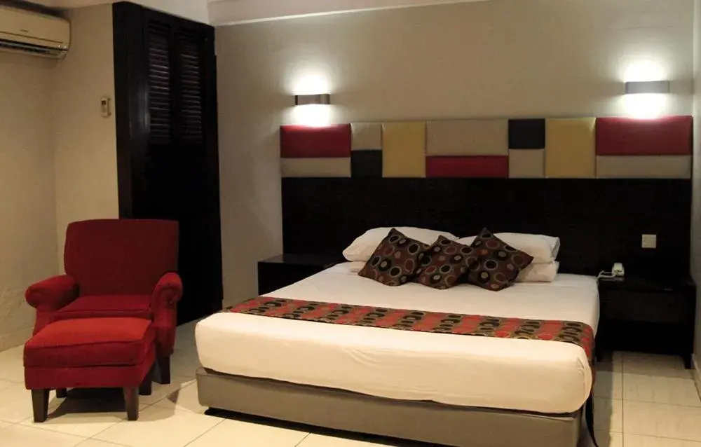 Bed in Hotel Alma