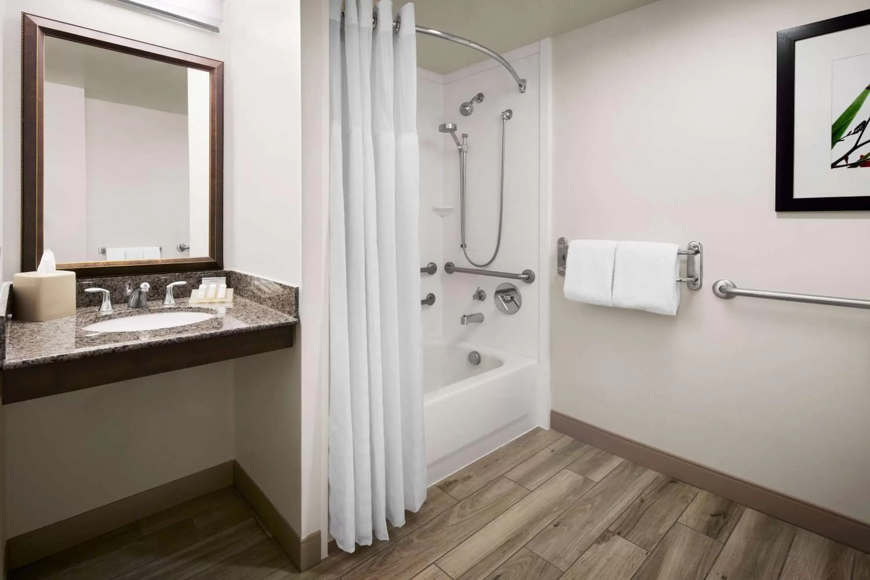 Bathroom in Hilton Garden Inn Denver South Park Meadows Area