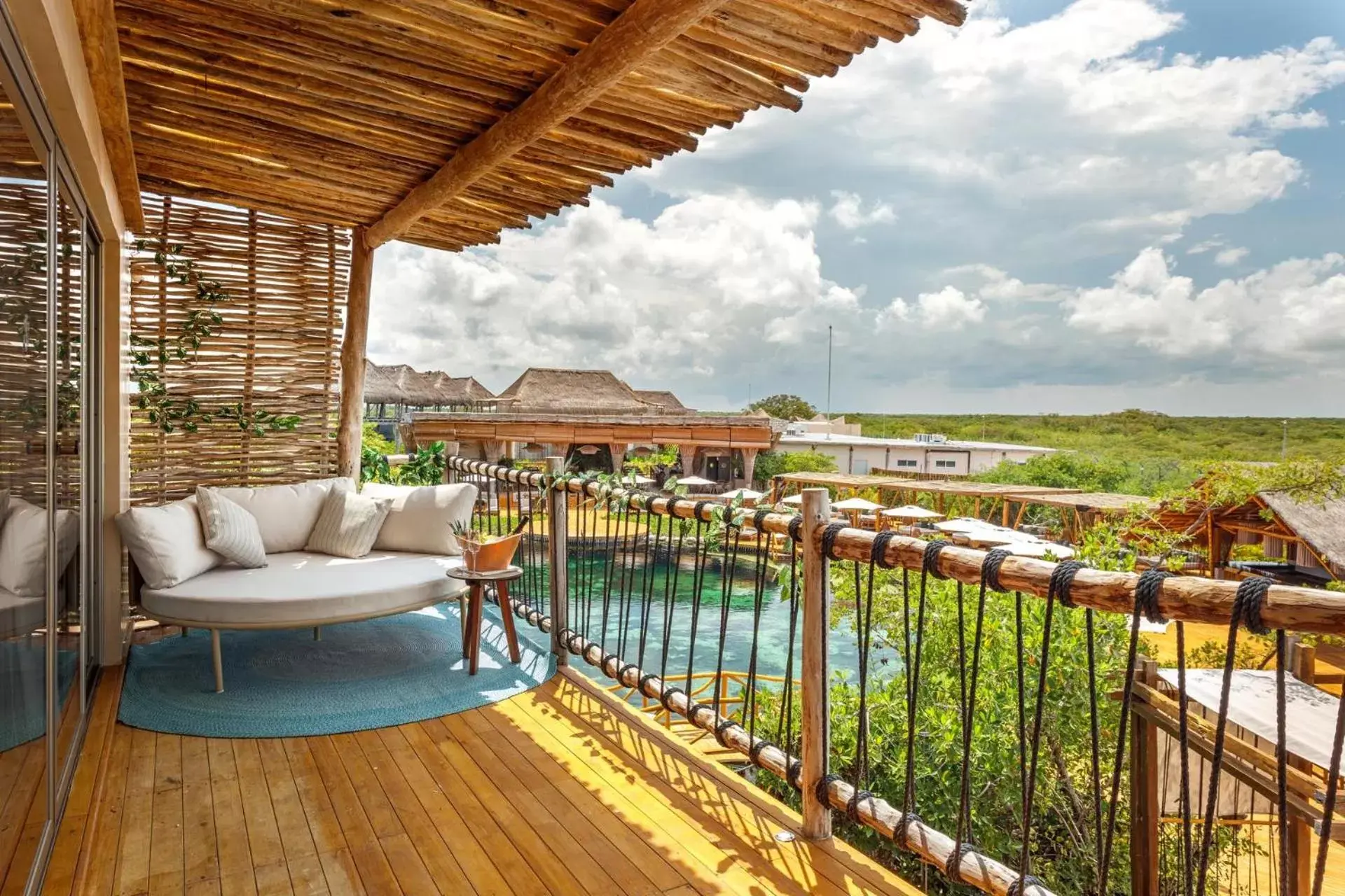 Balcony/Terrace in Hotel Shibari - Restaurant & Cenote Club