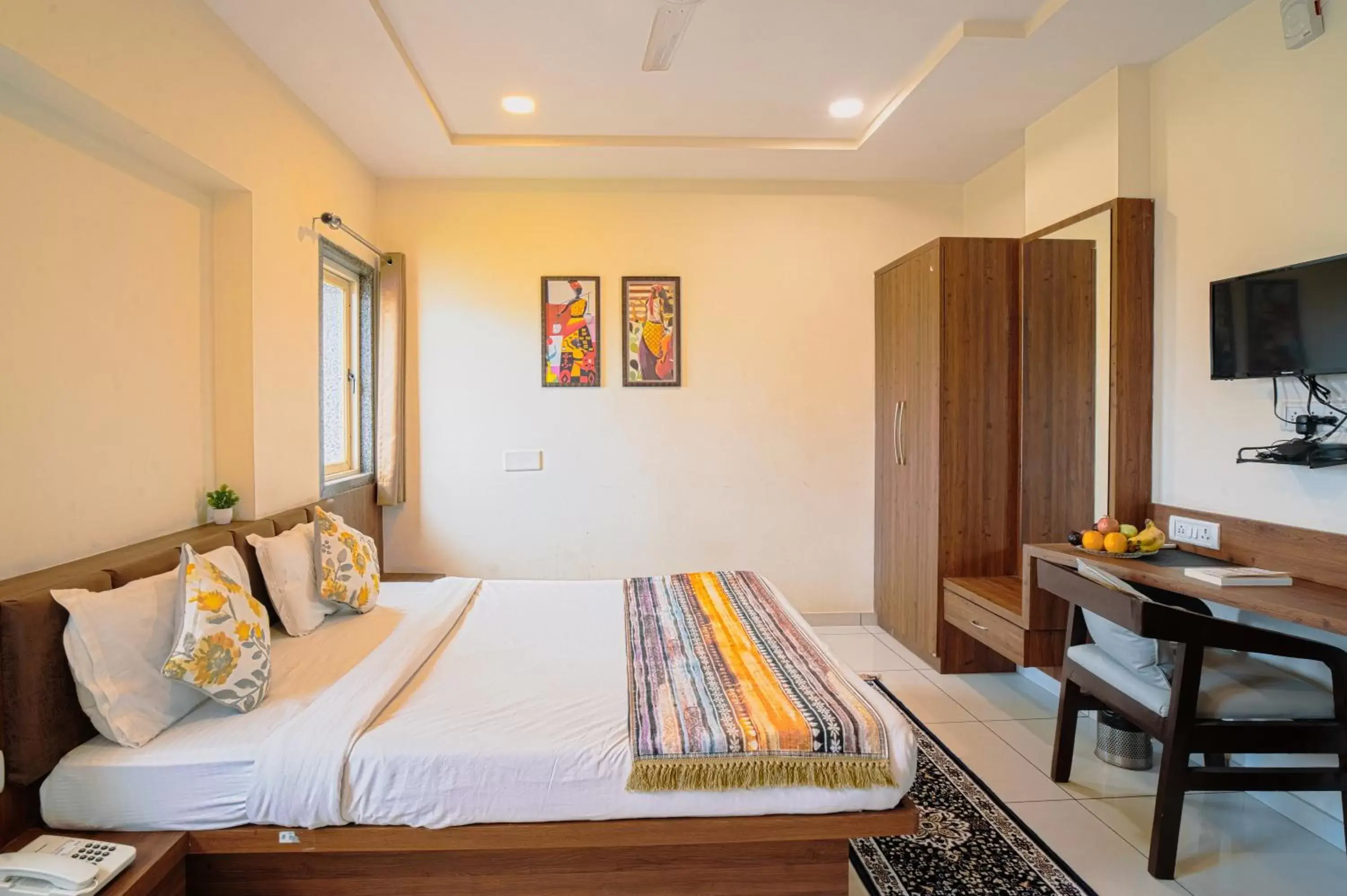 Bed in Hotel Naman Bed in Hotel Naman