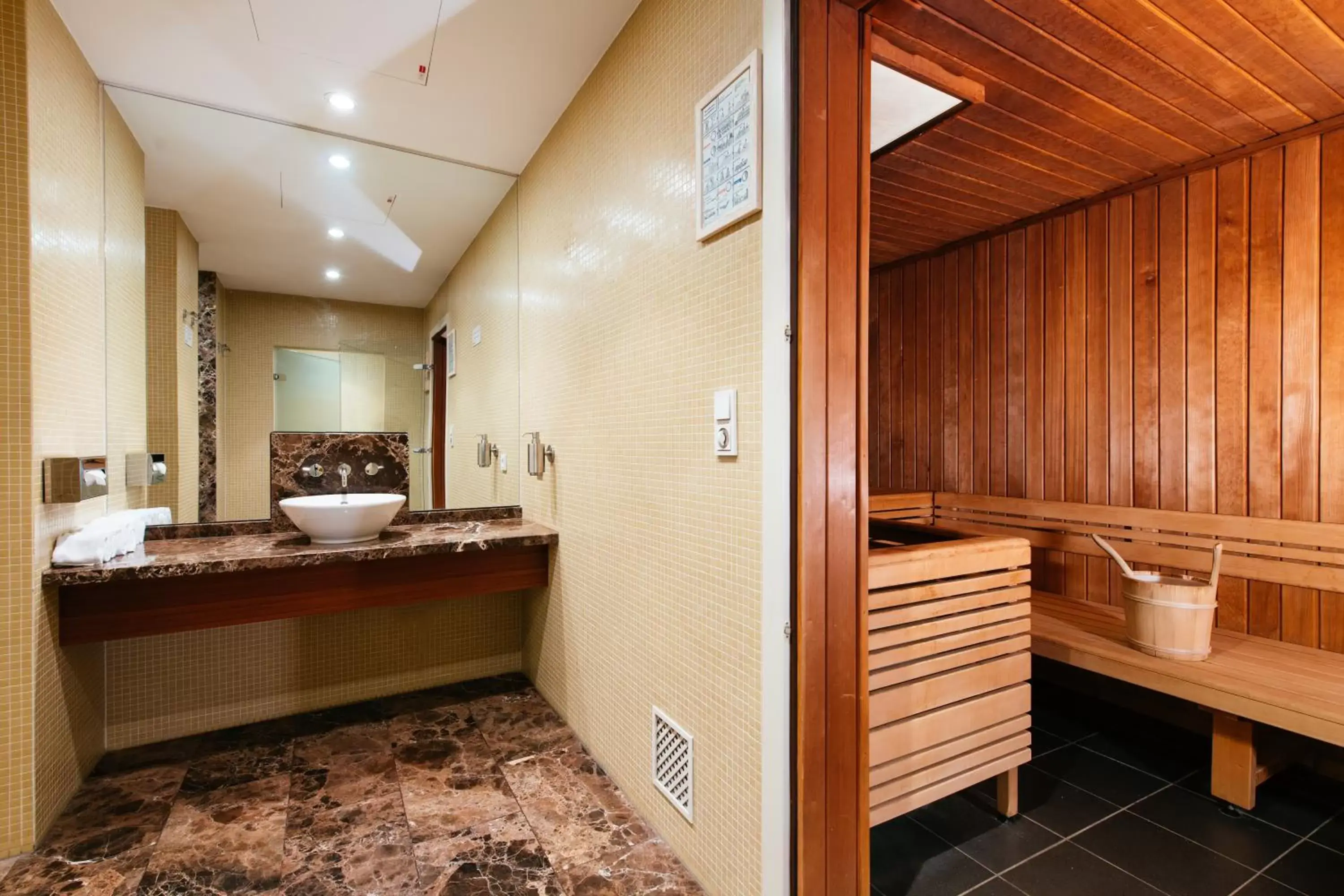 Sauna, Bathroom in Radisson Blu Style Hotel, Vienna