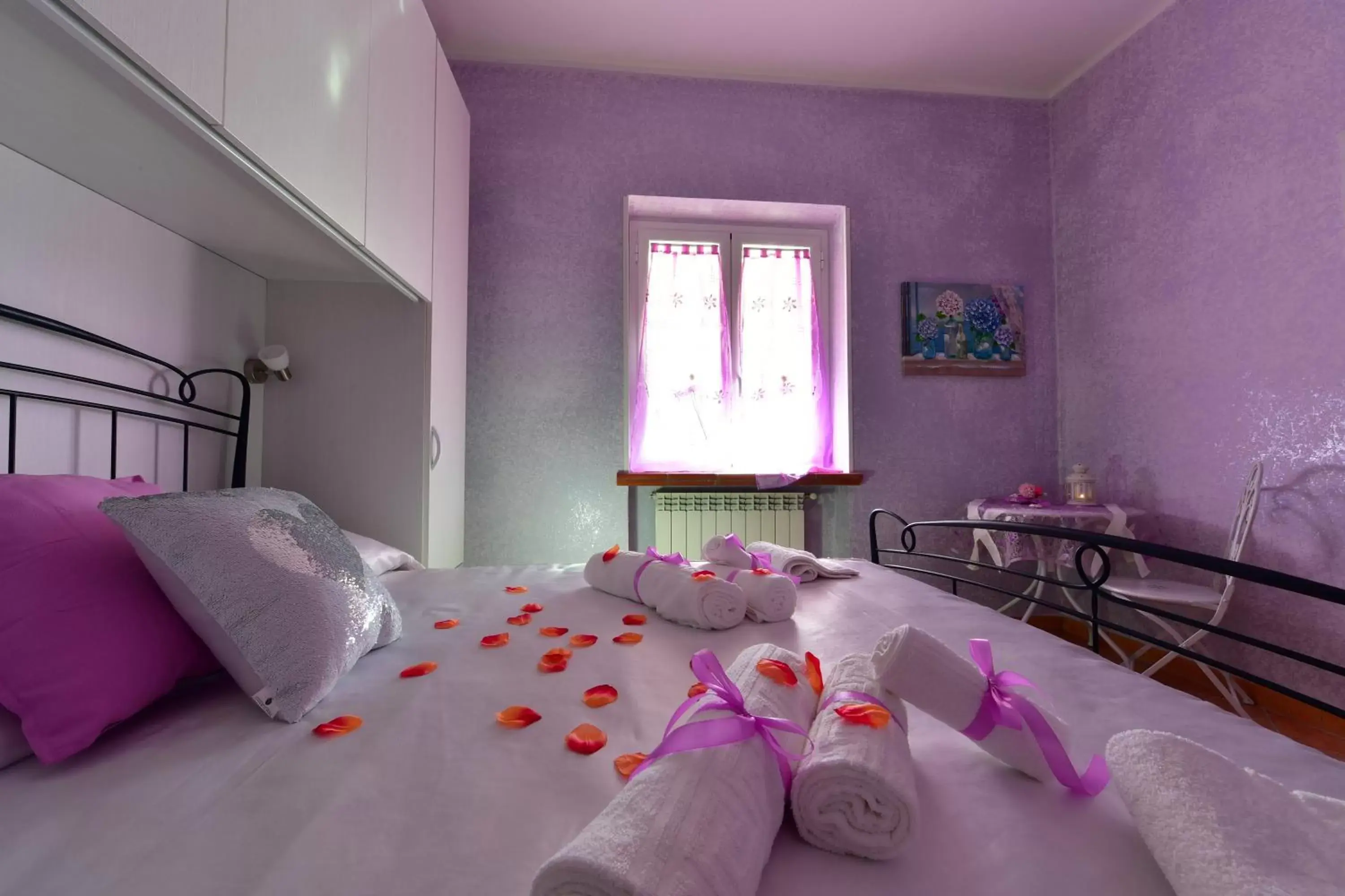 Bedroom, Bed in B&B Roman Country Villa