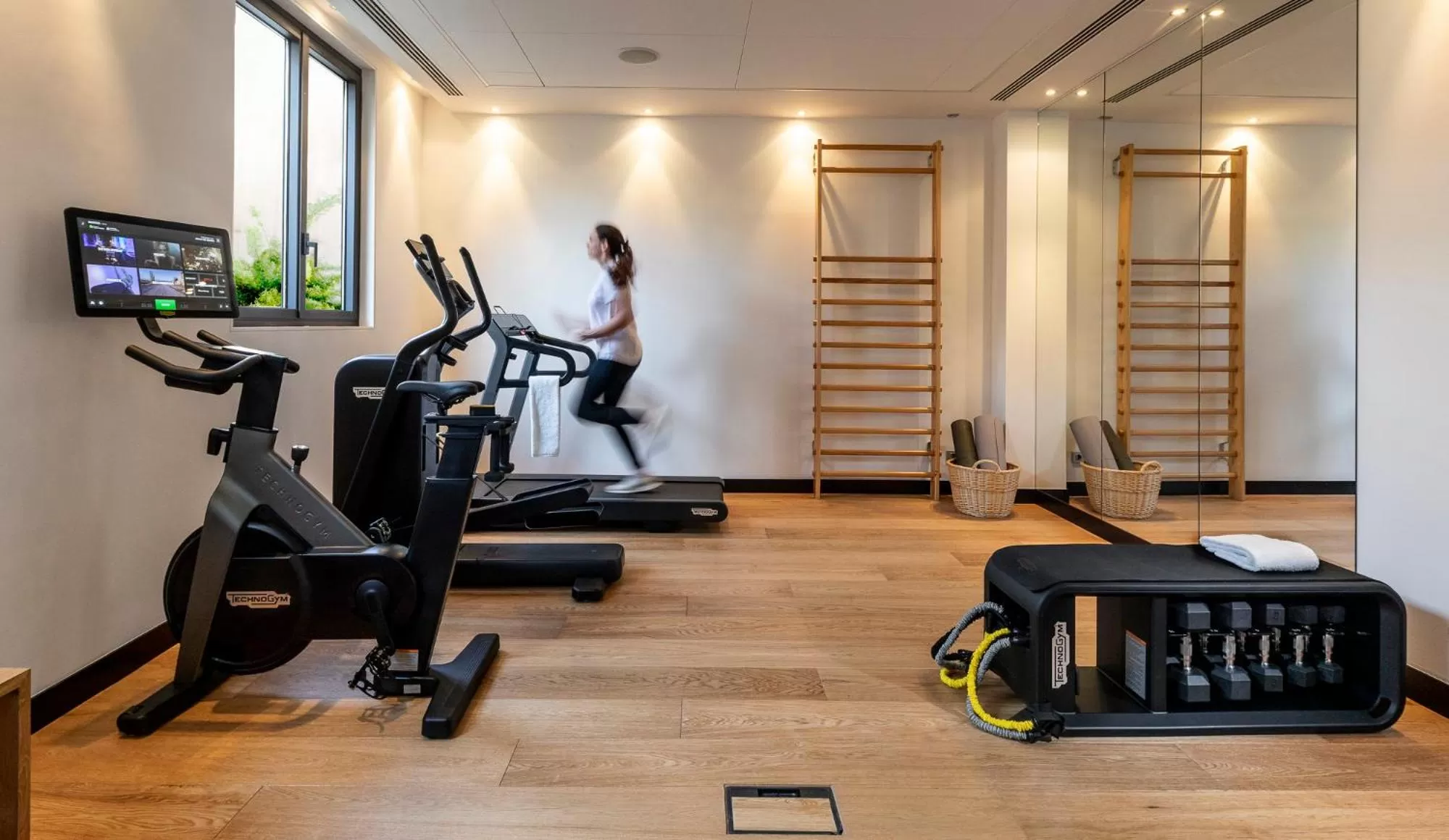 Fitness centre/facilities in Hotel Casa Sagnier