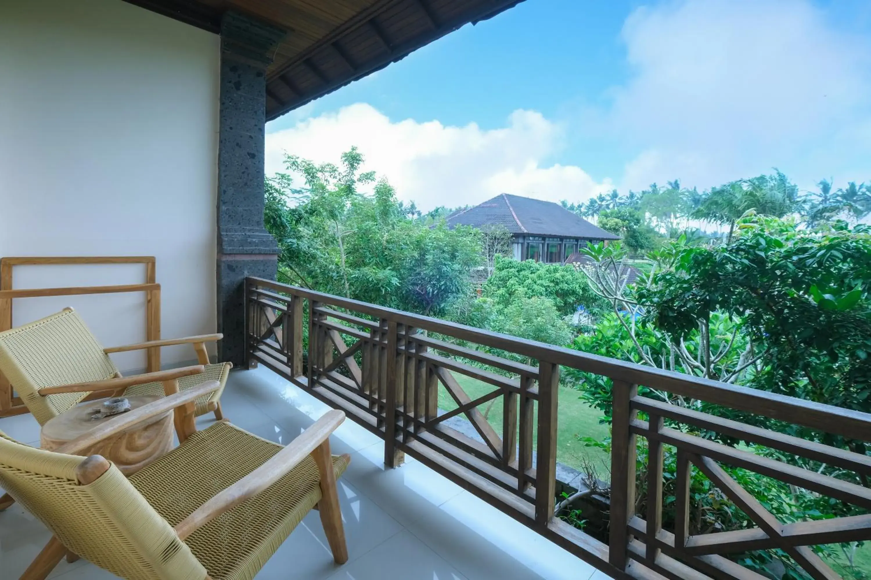View (from property/room), Balcony/Terrace in Bhuwana Ubud Hotel and Farming