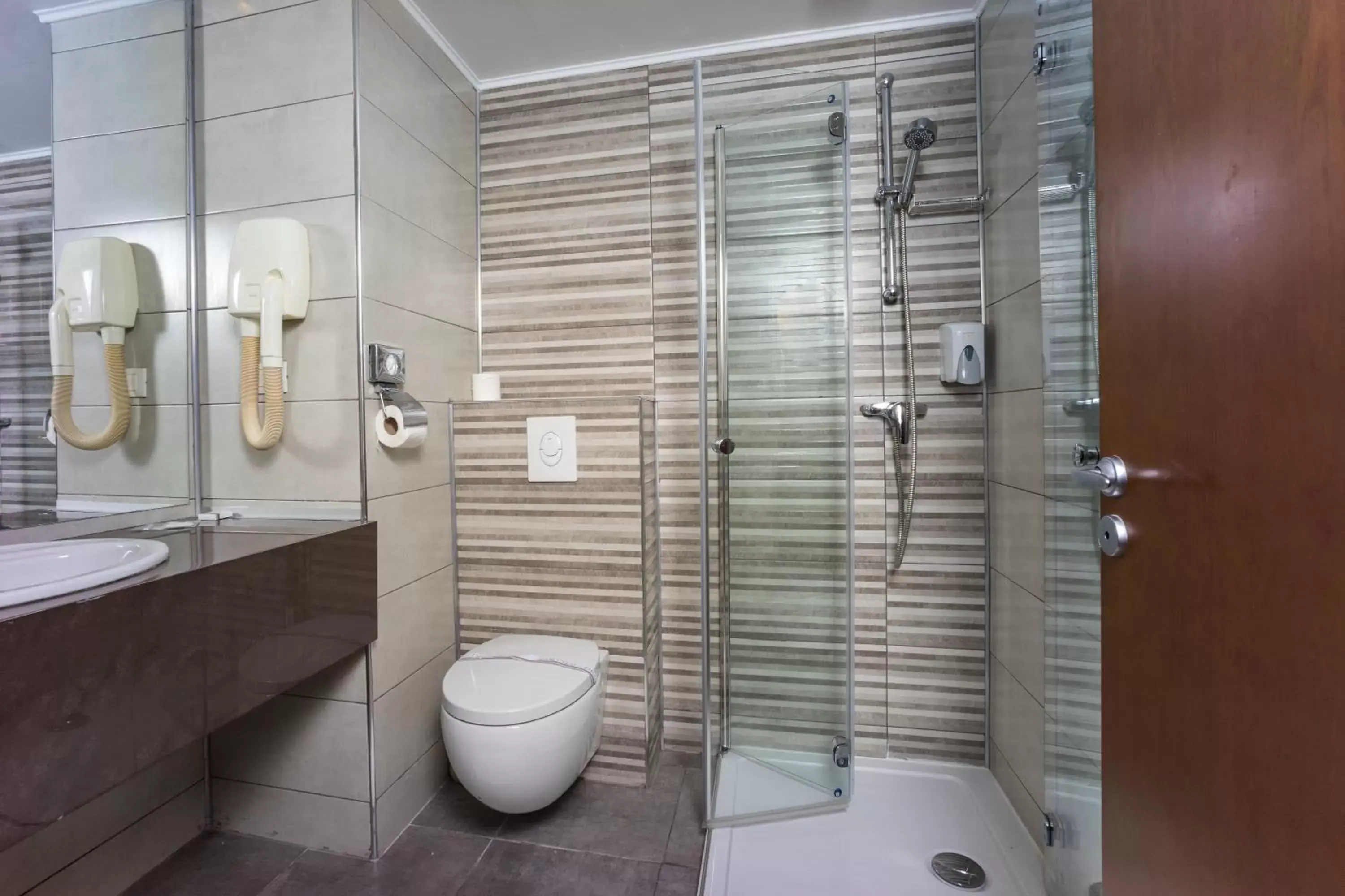 Shower in Stil Hotel