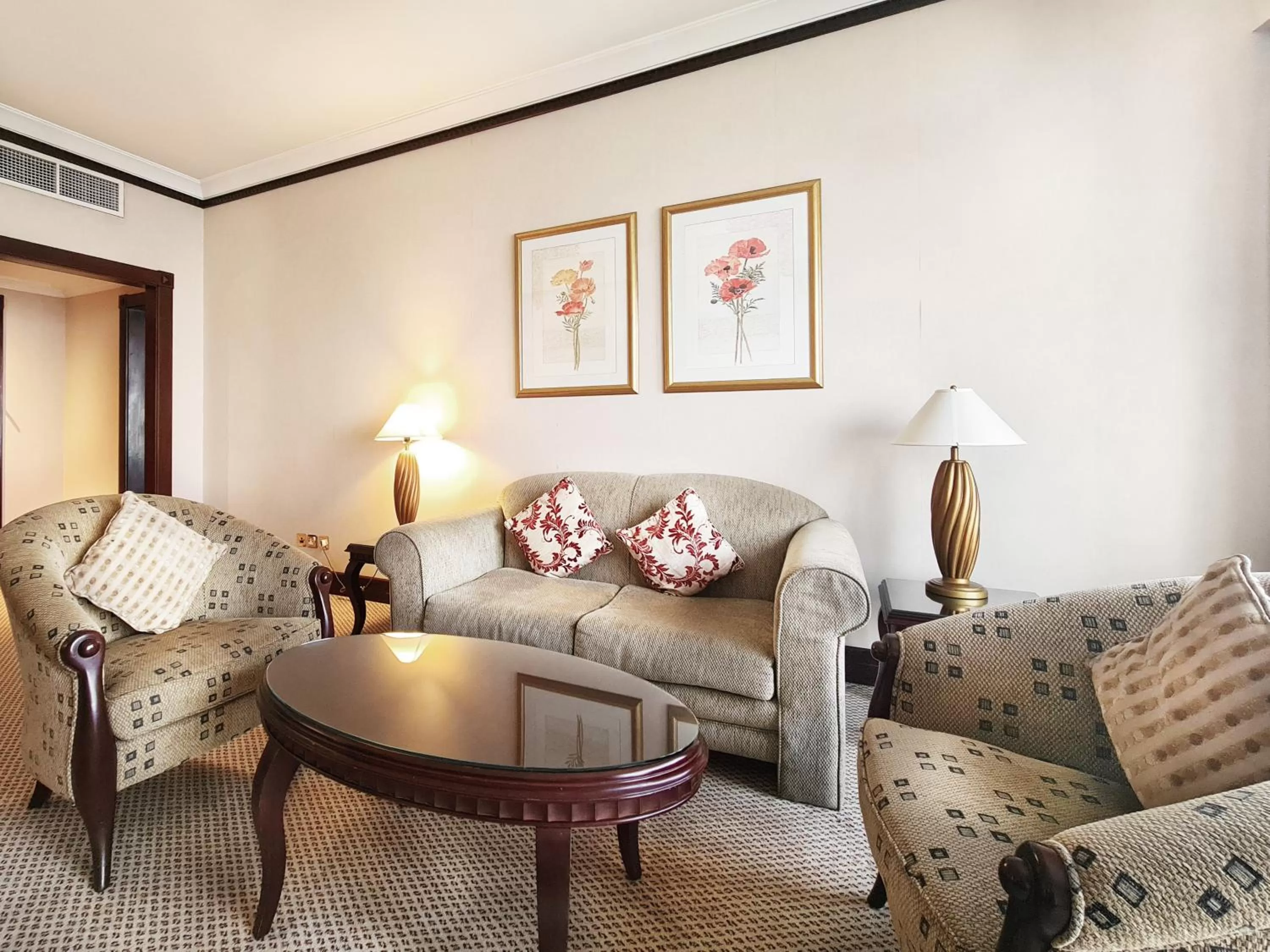 Living room in Corniche Hotel Sharjah