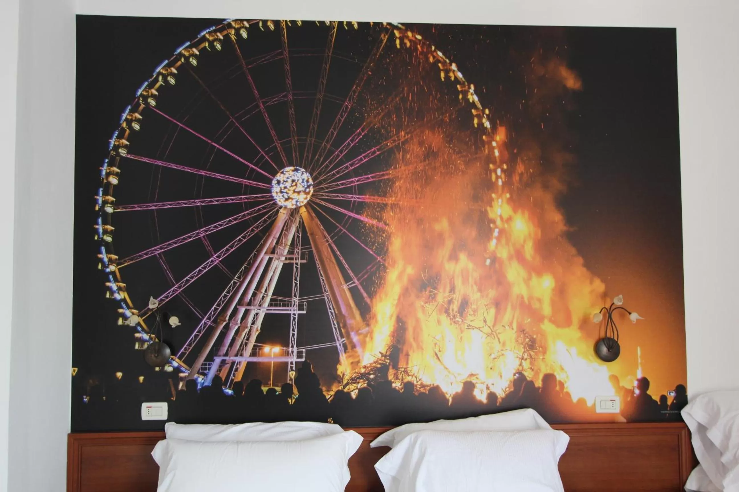 Decorative detail, Bed in Sovrana Hotel & SPA