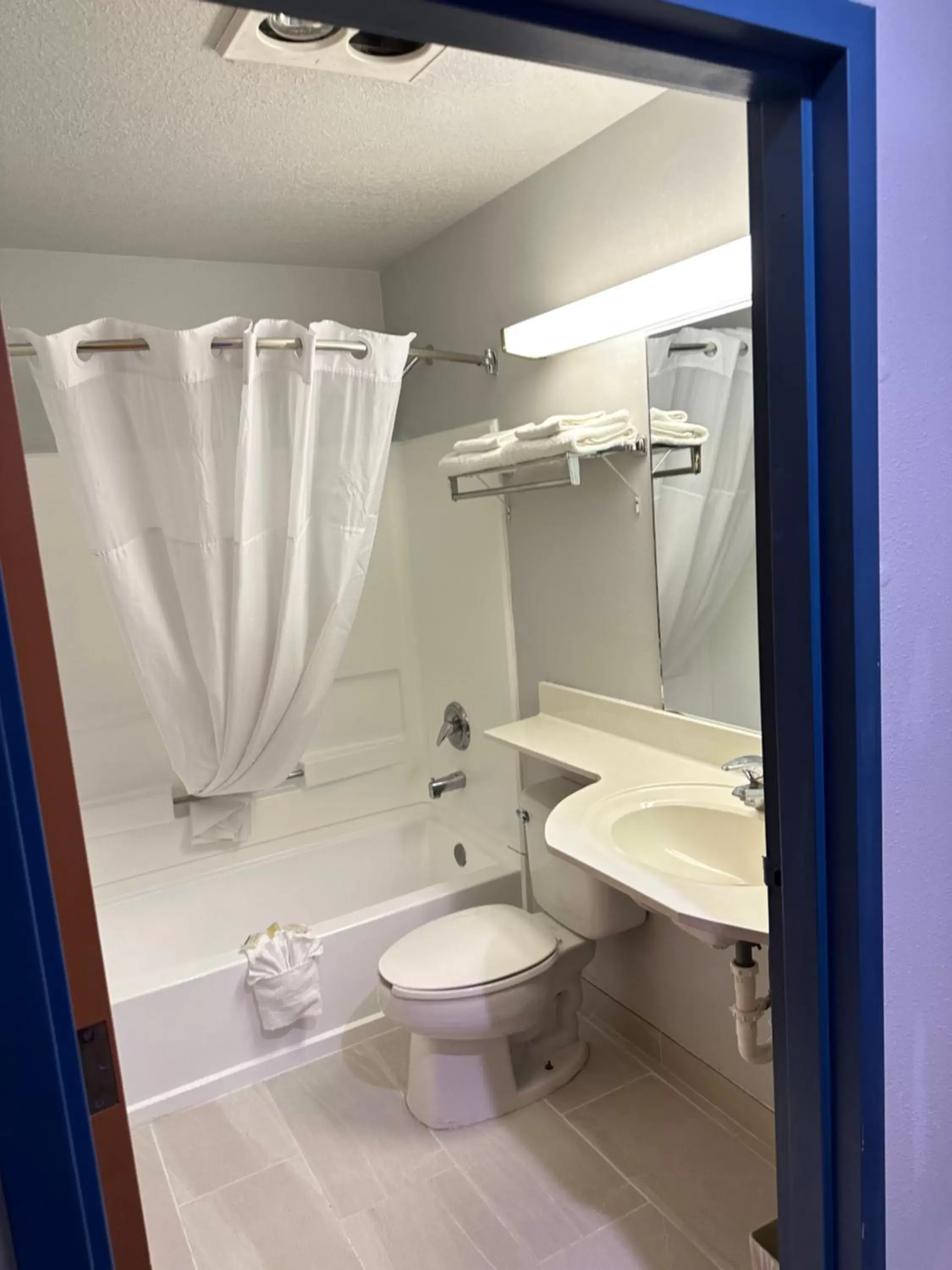 Shower, Bathroom in Microtel Inn & Suites by Wyndham Gallup