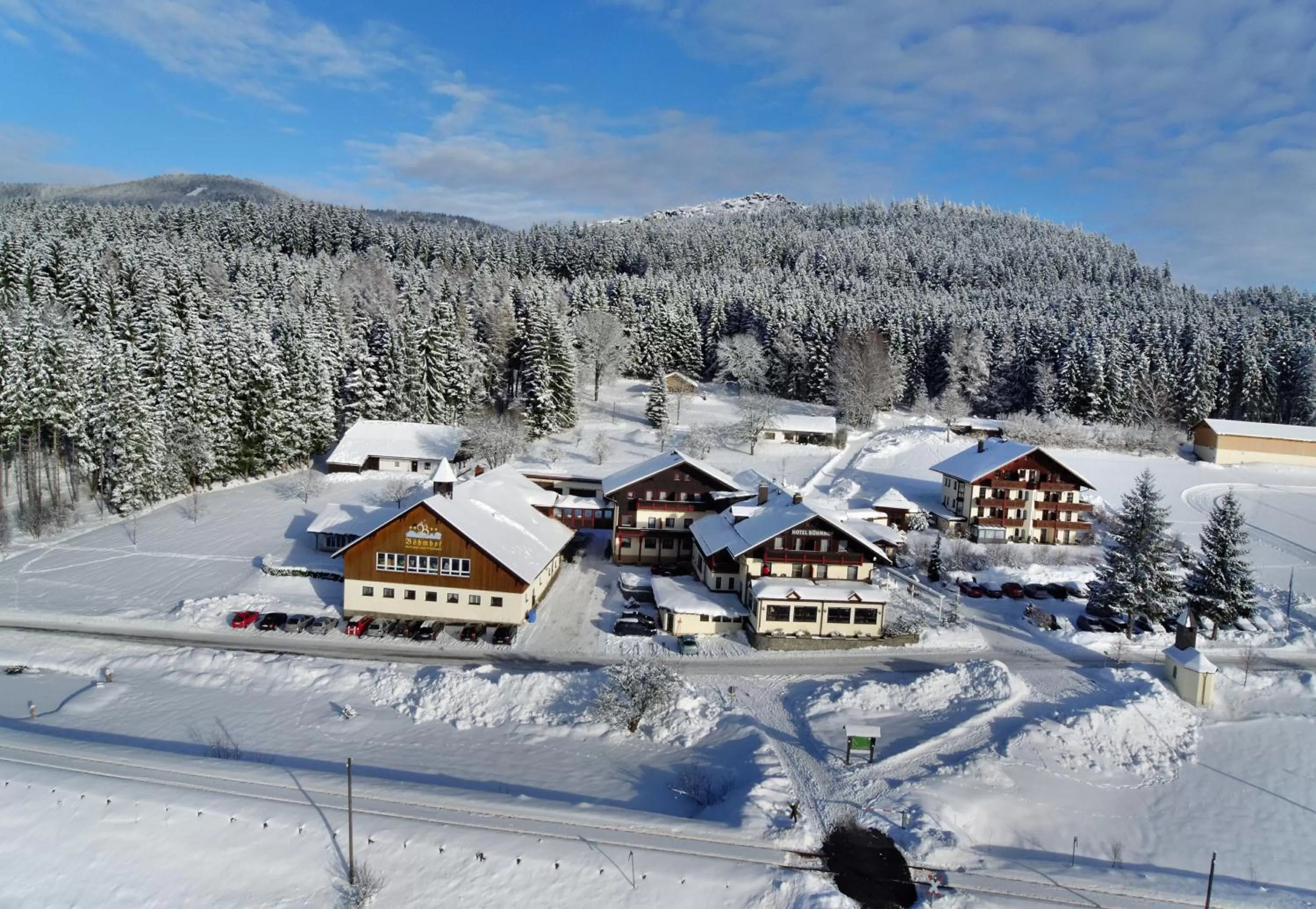 Bird's eye view in Wellness- und Vitalhotel Böhmhof