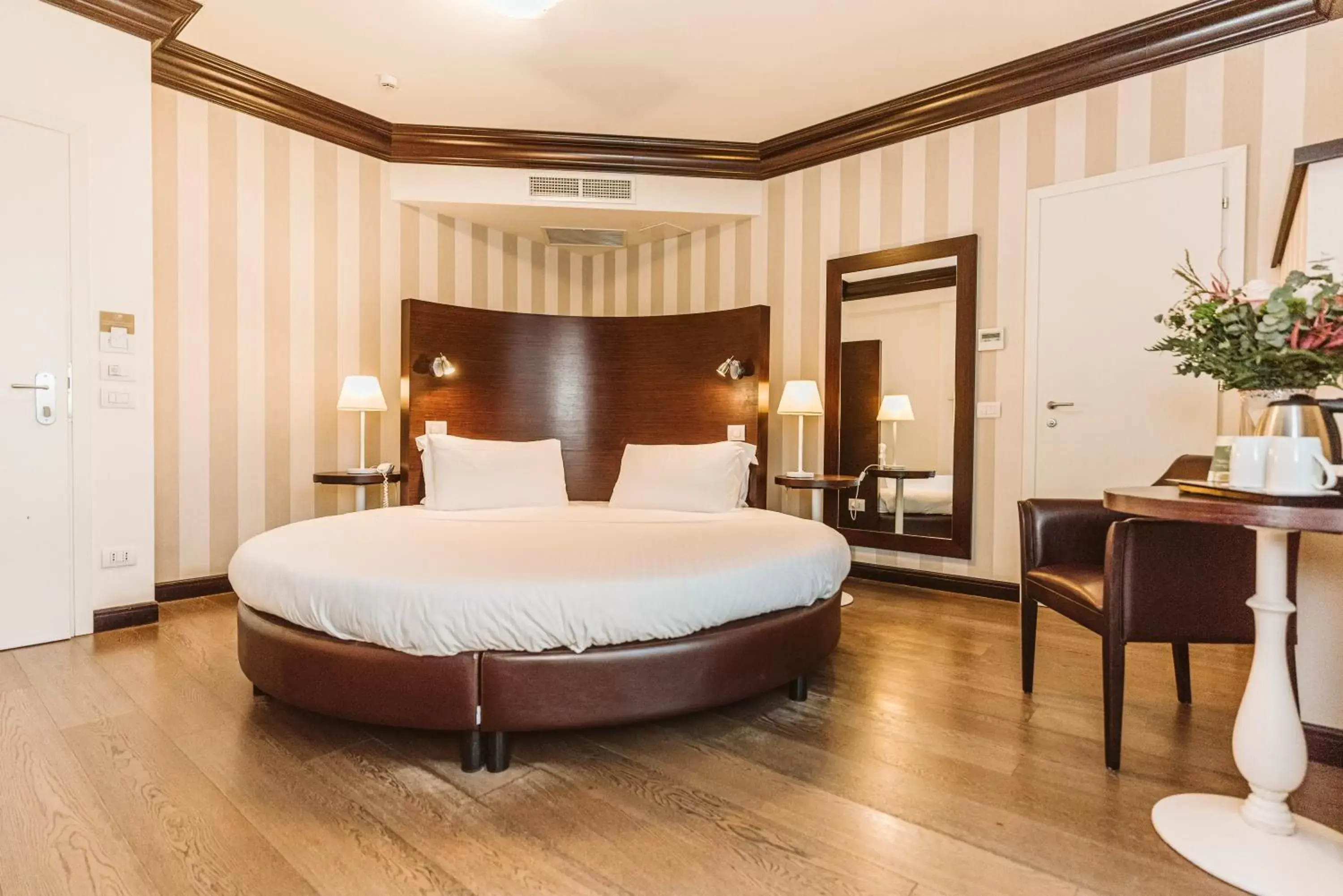 Bed in Palazzo Bezzi Hotel