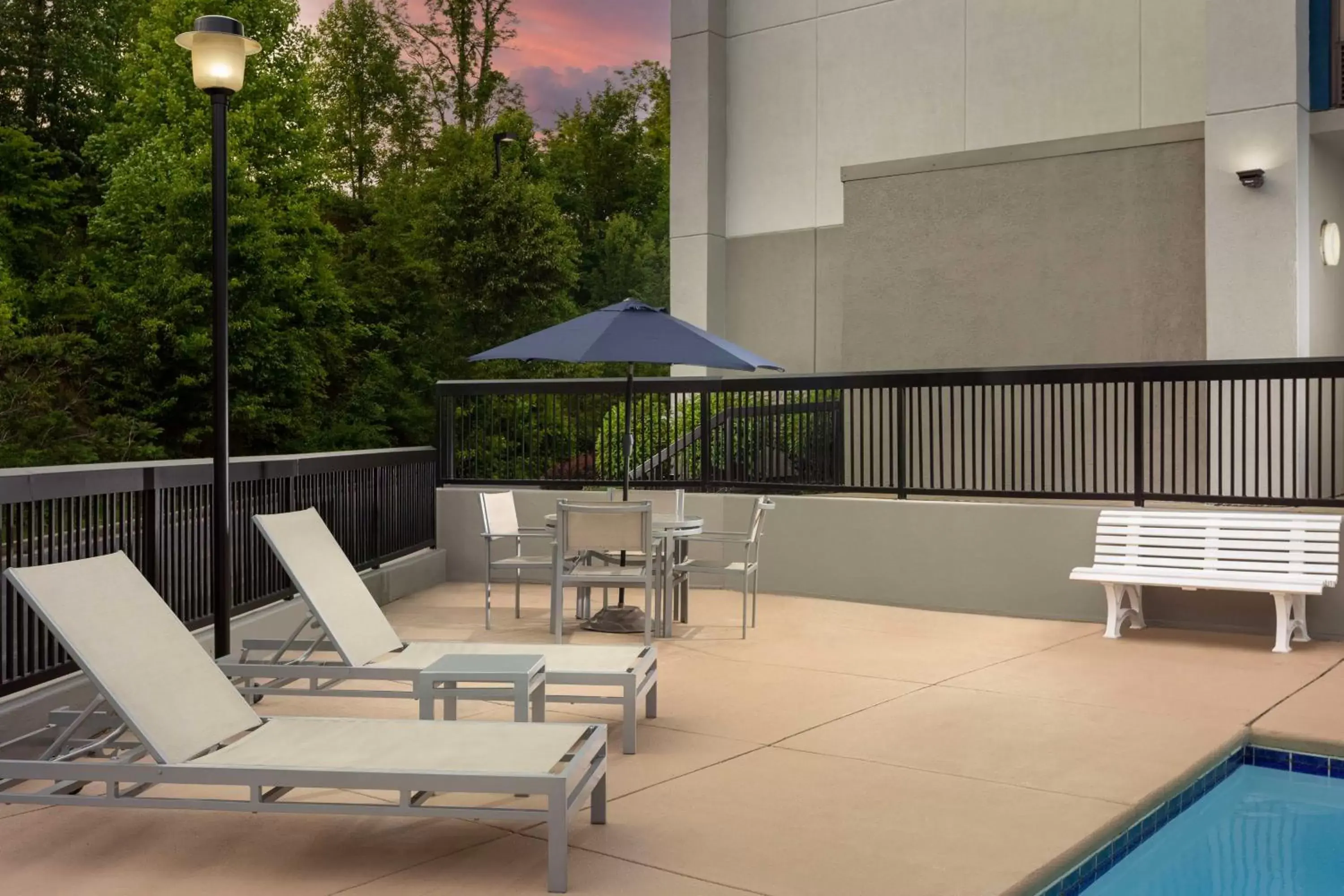 Pool view in Hampton Inn Beckley Pool view in Hampton Inn Beckley