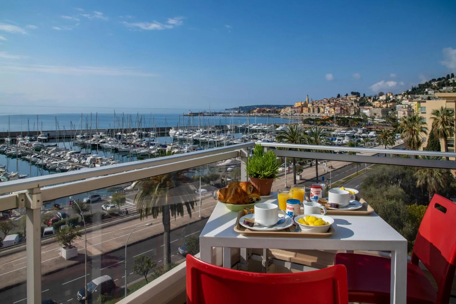 Balcony/Terrace in ibis budget Menton Bord de Mer