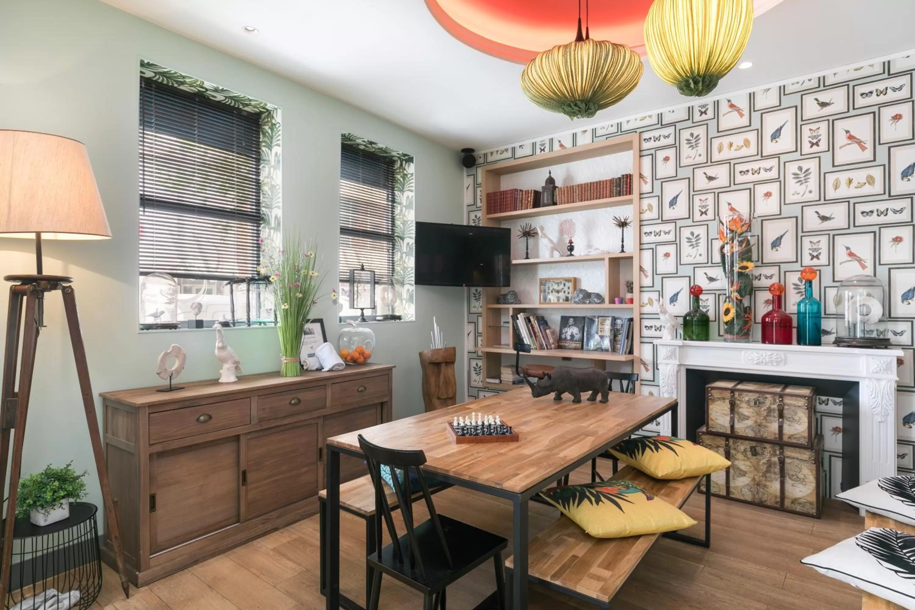 Lobby or reception in Villa Bougainville by Happyculture