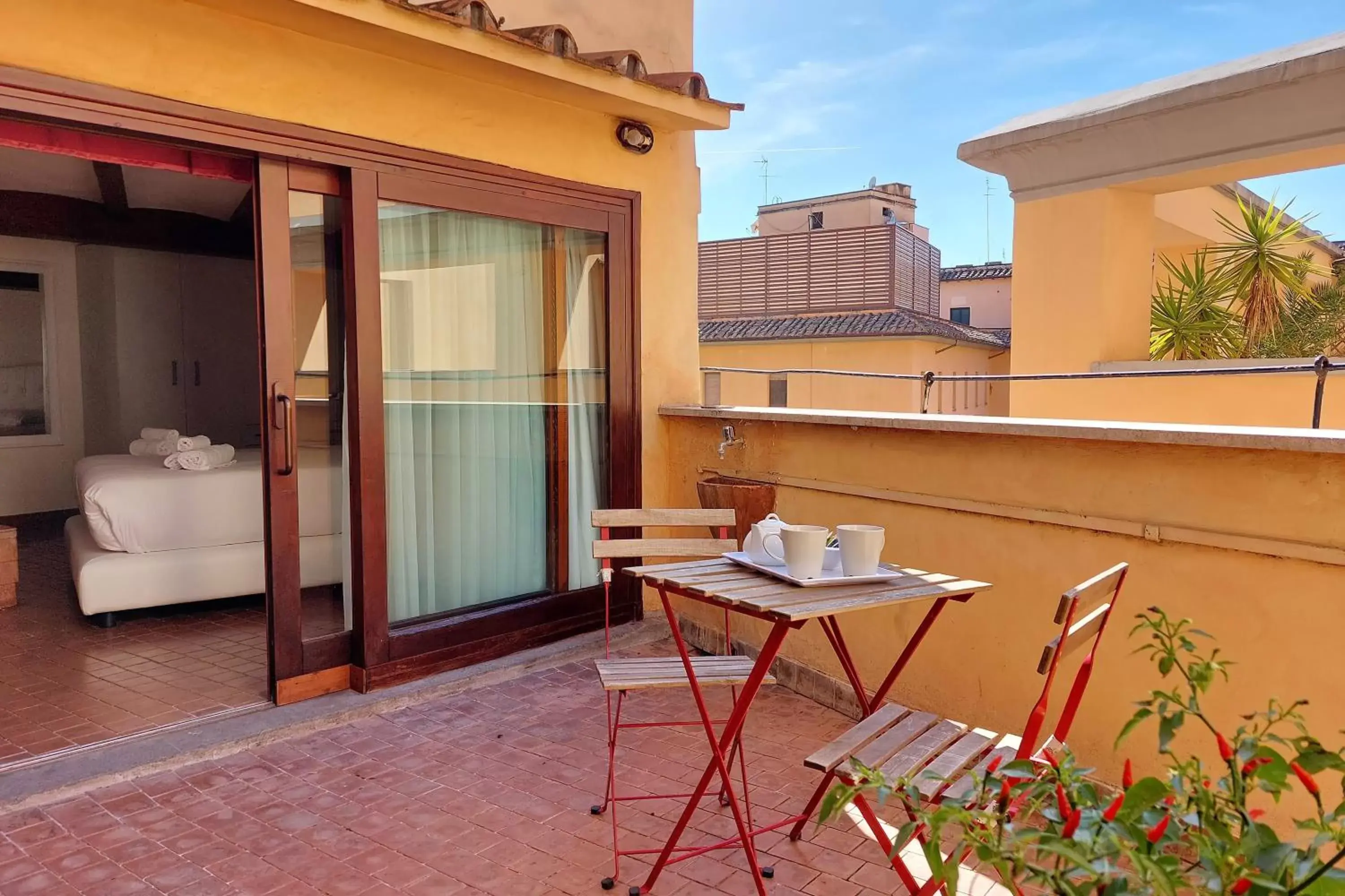 Balcony/Terrace in Trevi Rome Suite