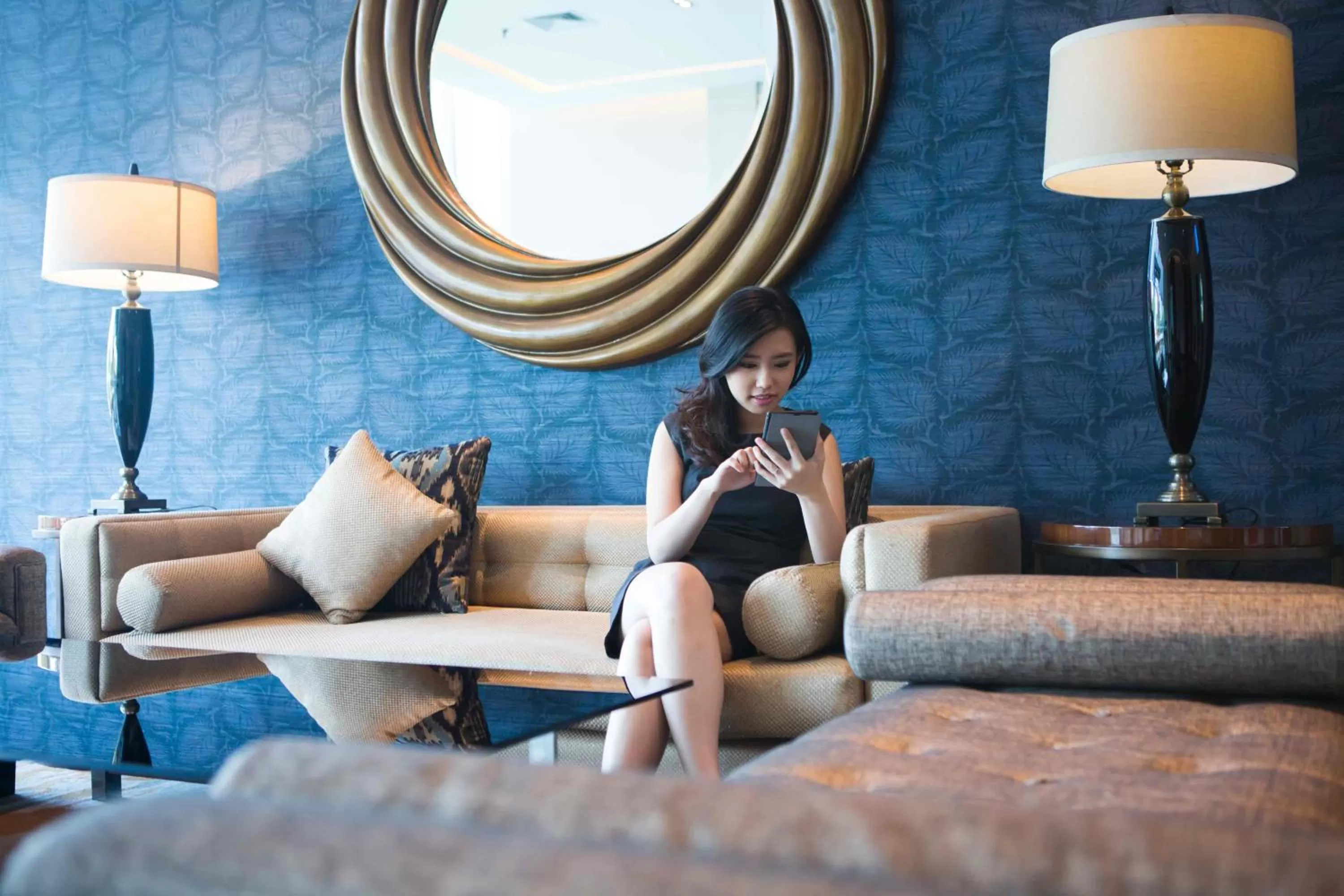 Communal lounge/ TV room in Holiday Inn Express Jakarta International Expo by IHG