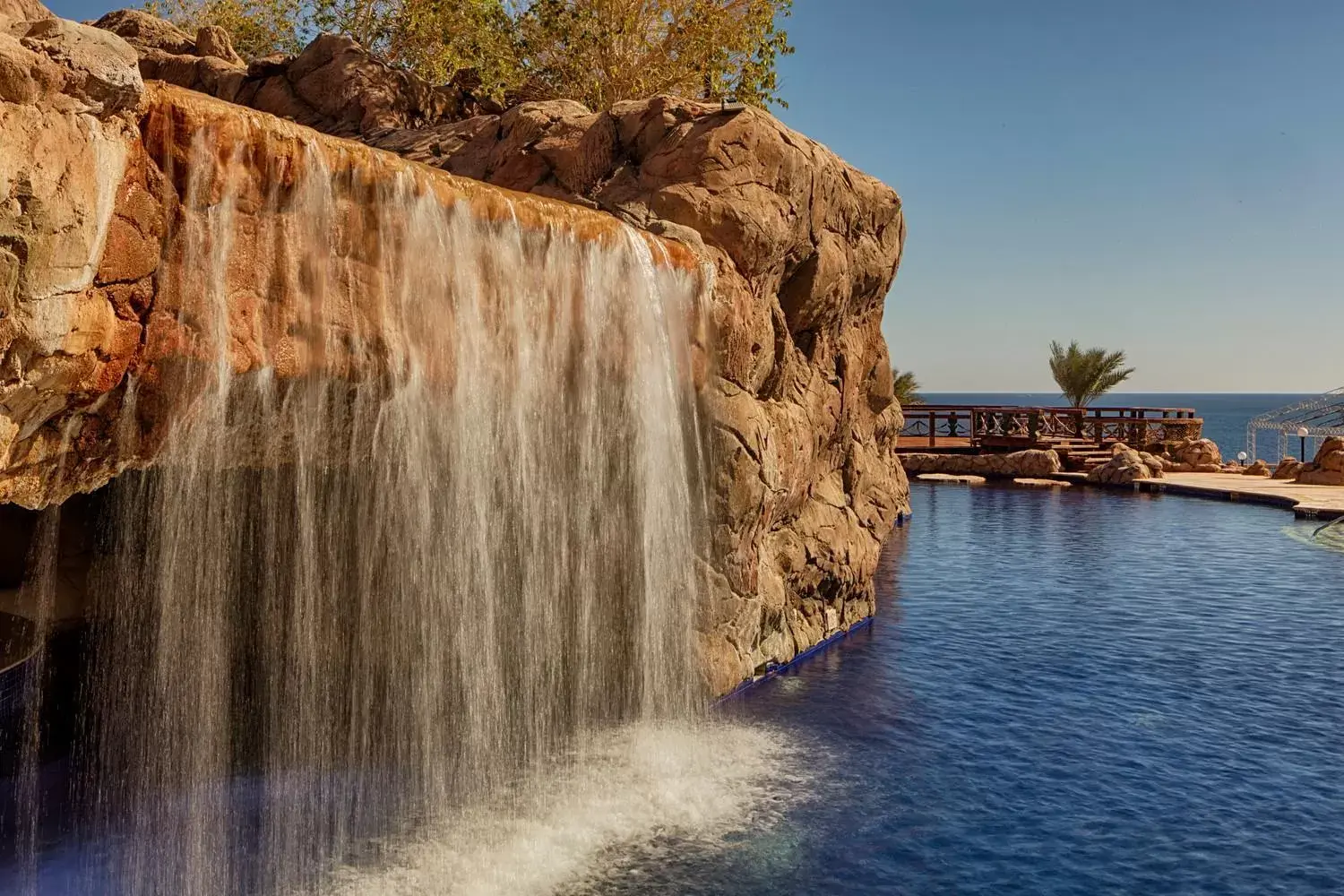 Swimming pool, Natural Landscape in Sheraton Sharm Hotel, Resort, Villas & Spa