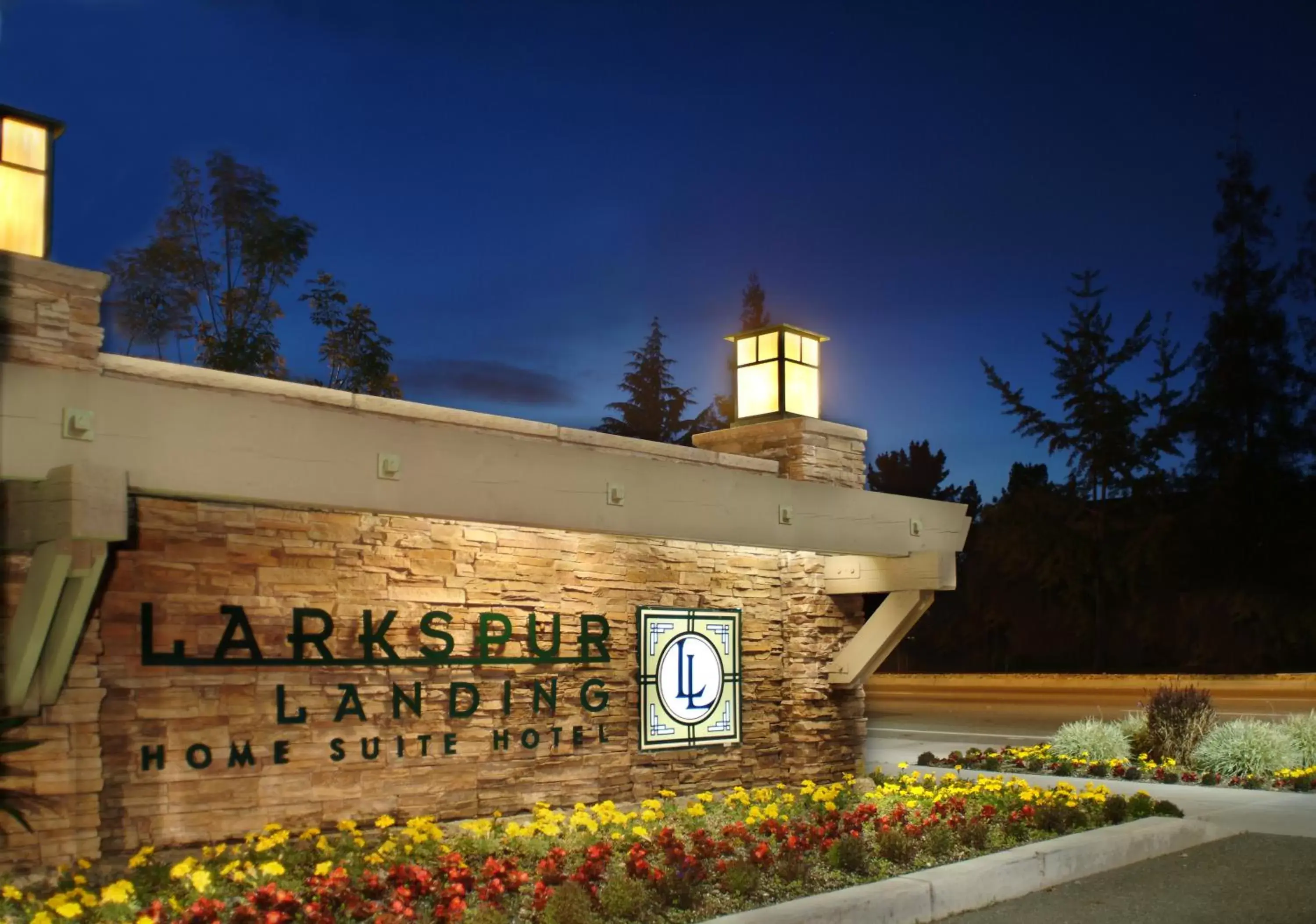 Property logo or sign, Property Building in Larkspur Landing Campbell-An All-Suite Hotel
