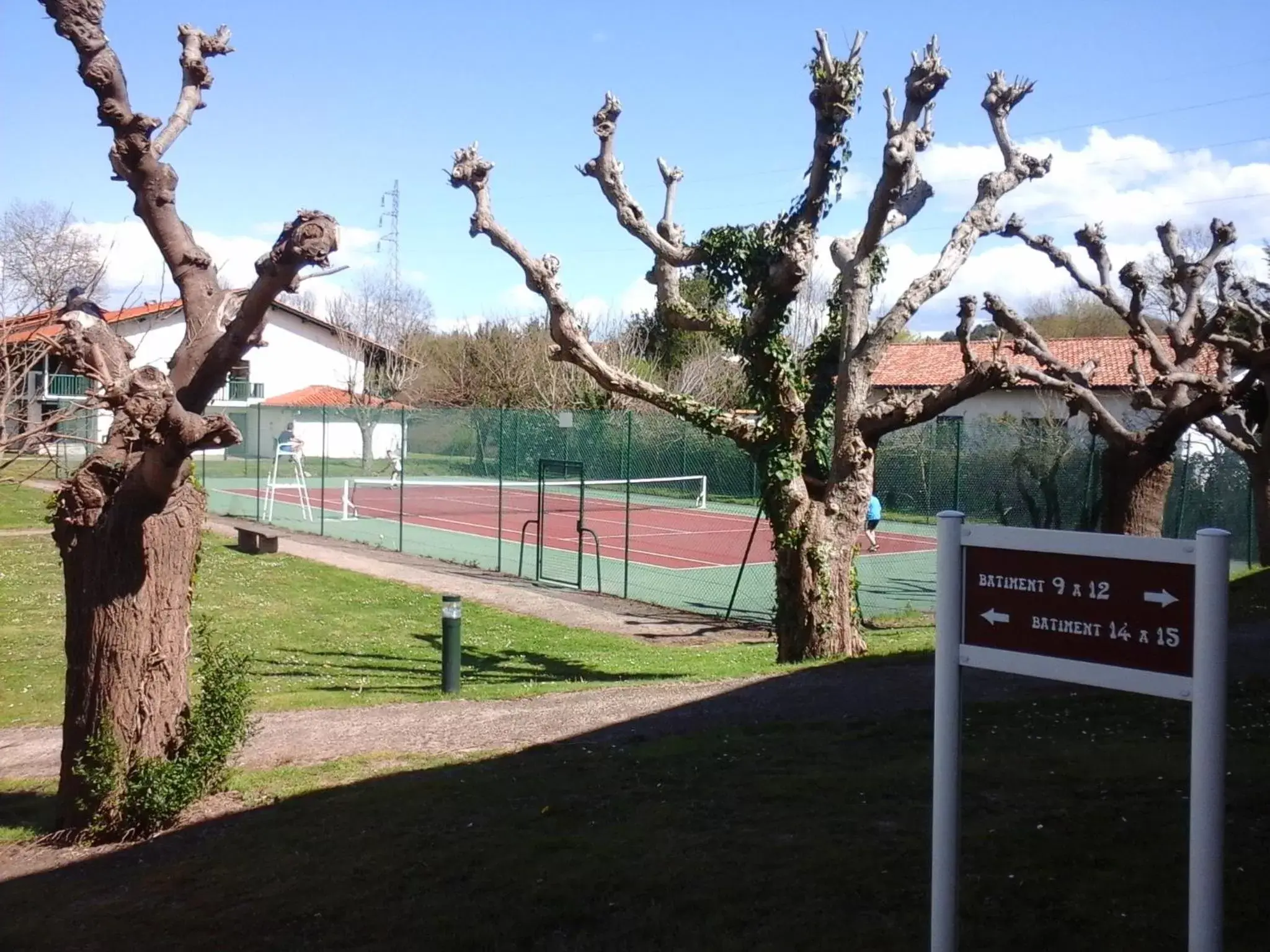 Tennis court in Résidence Odalys Domaine Iratzia