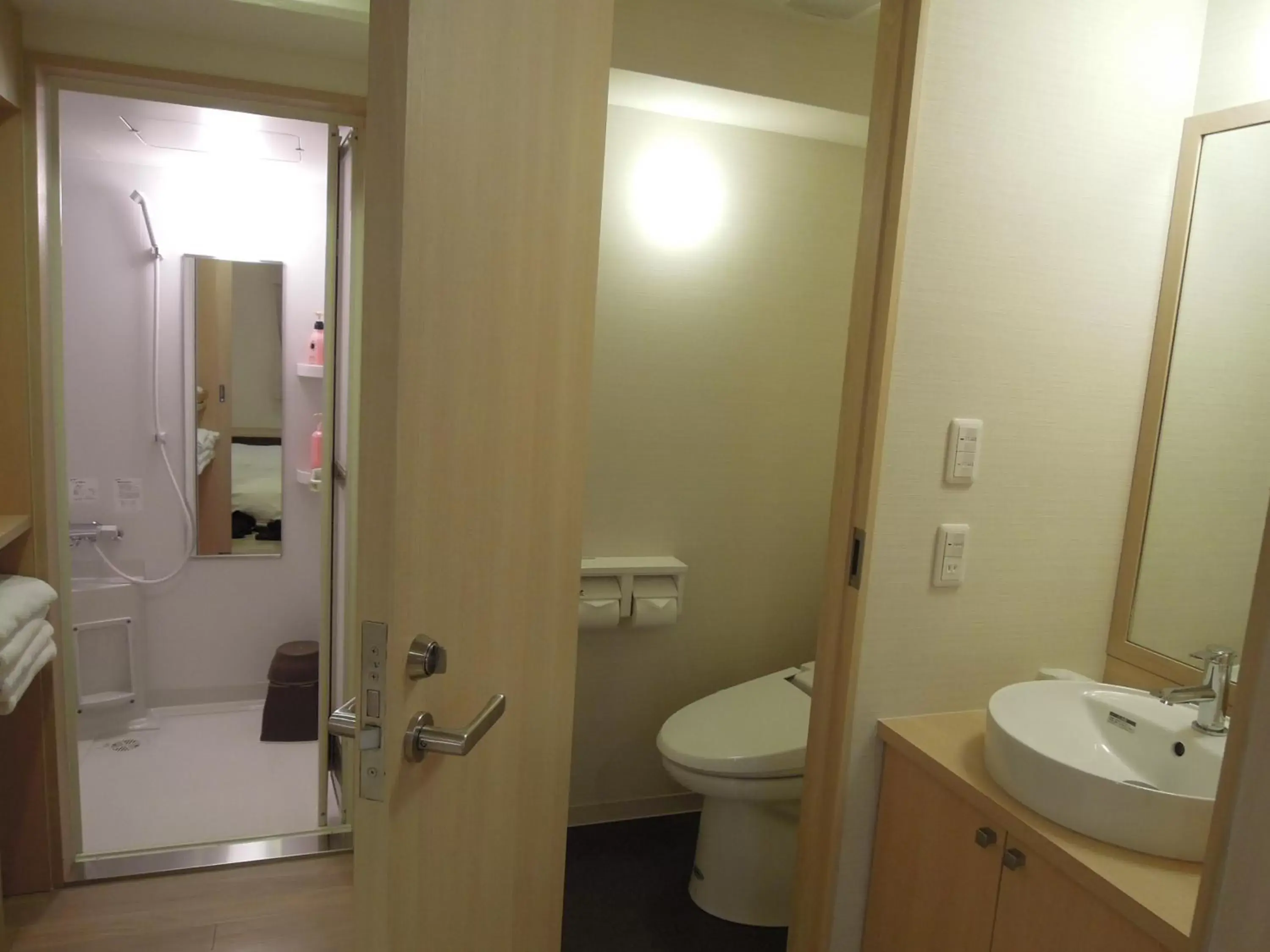 Photo of the whole room, Bathroom in Okayama View Hotel