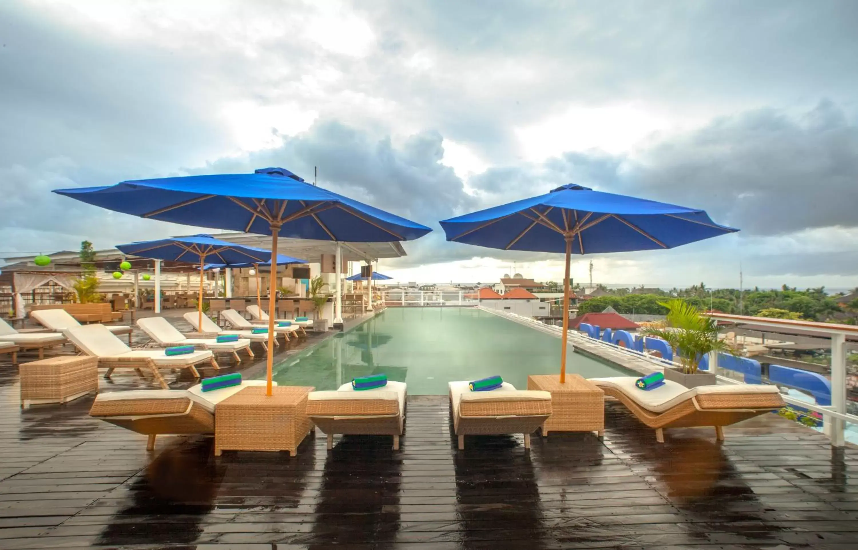 Swimming pool, Beach in New Garden View Resort - CHSE Certified