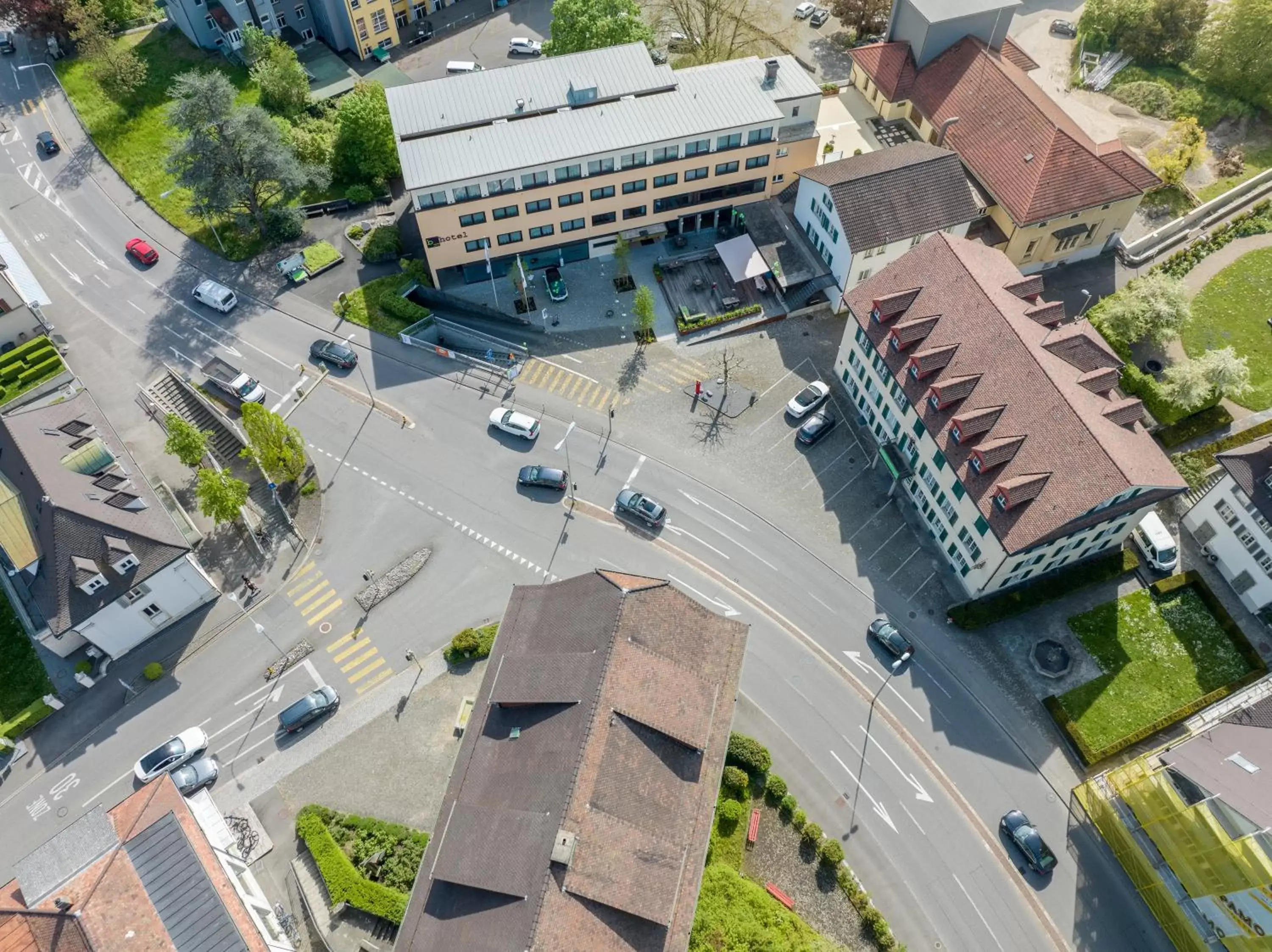 Bird's eye view, Bird's-eye View in flexymotel Schönenwerd