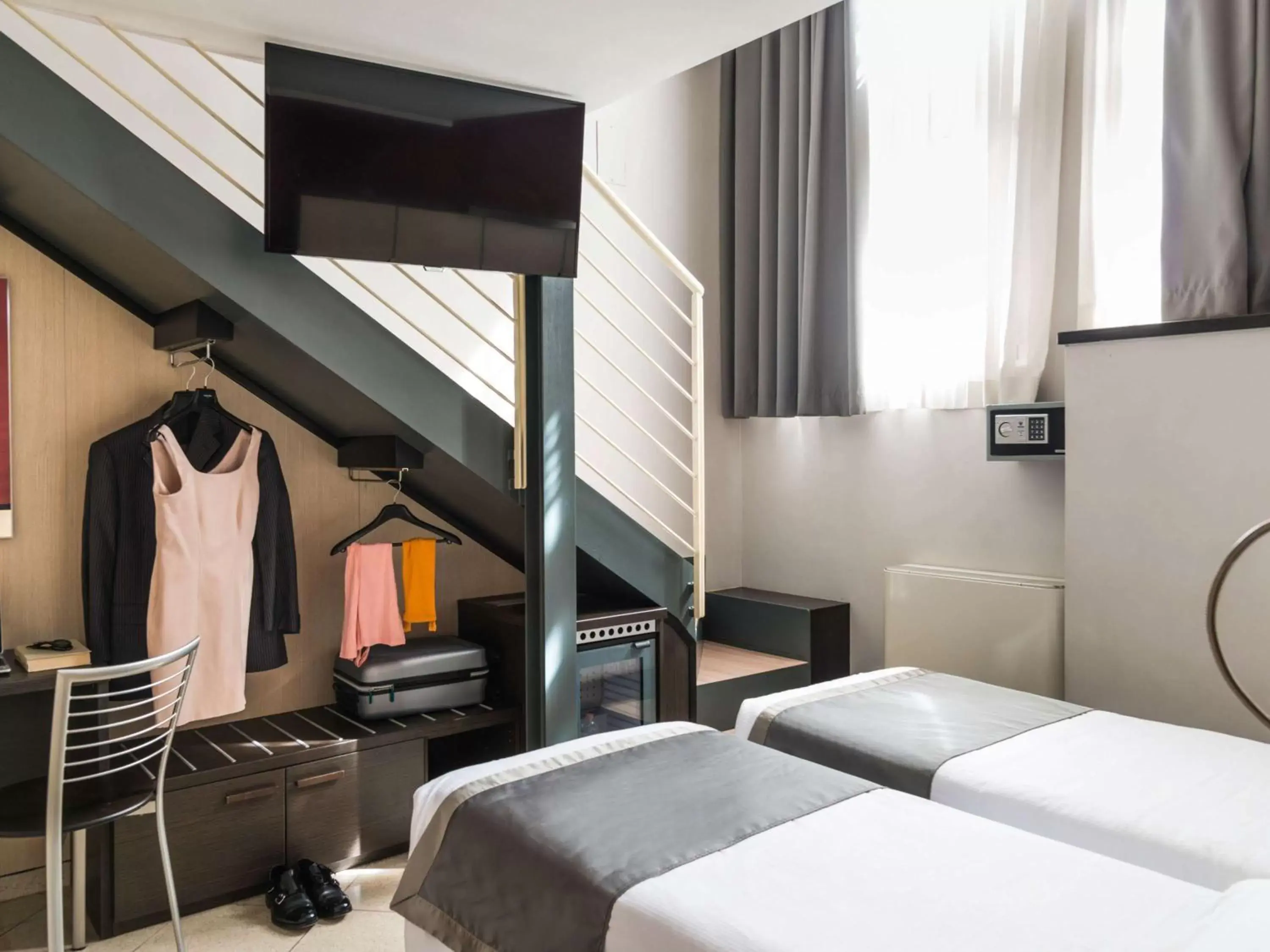Bedroom, Bed in Ibis Styles Milano Centro