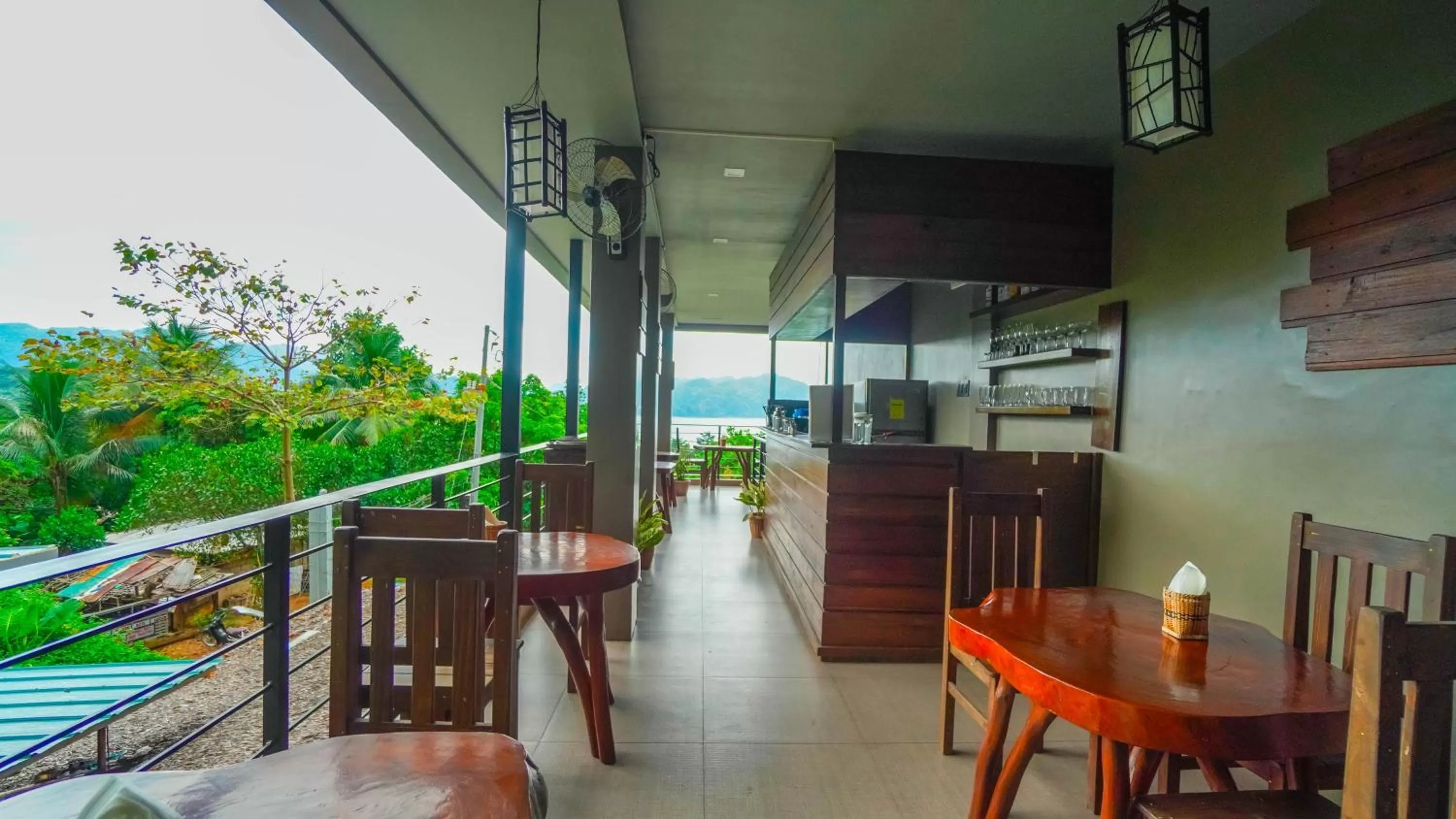 Dining area in The Ridge Coron