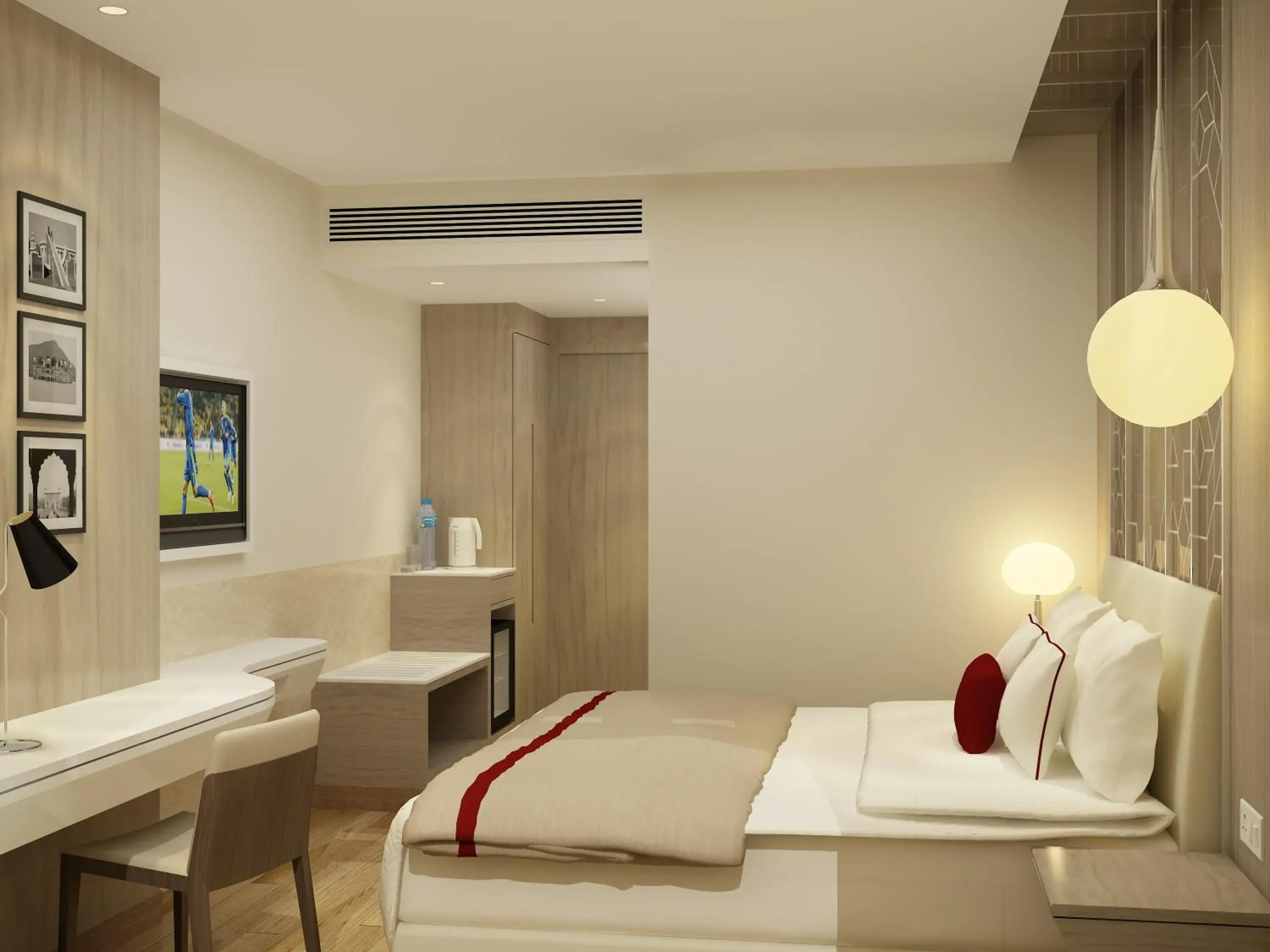 Photo of the whole room, Bed in Days Hotel Jaipur Tonk Road By Wyndham Photo of the whole room, Bed in Days Hotel Jaipur Tonk Road By Wyndham