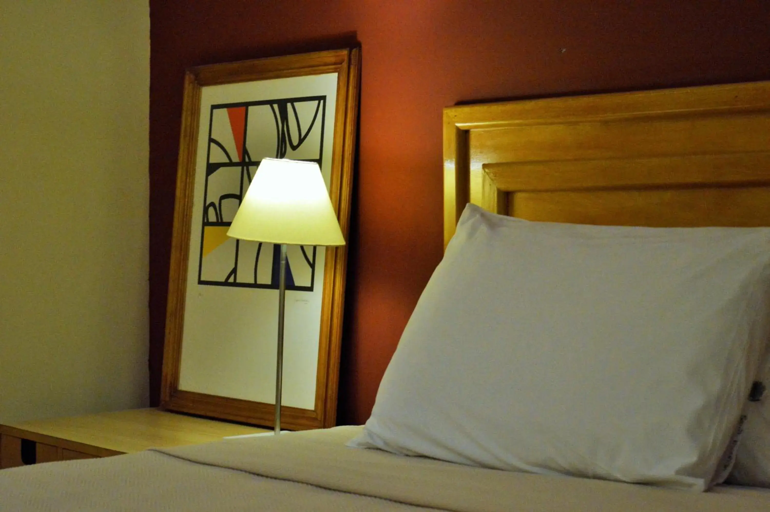 Decorative detail, Bed in South American Copacabana Hotel