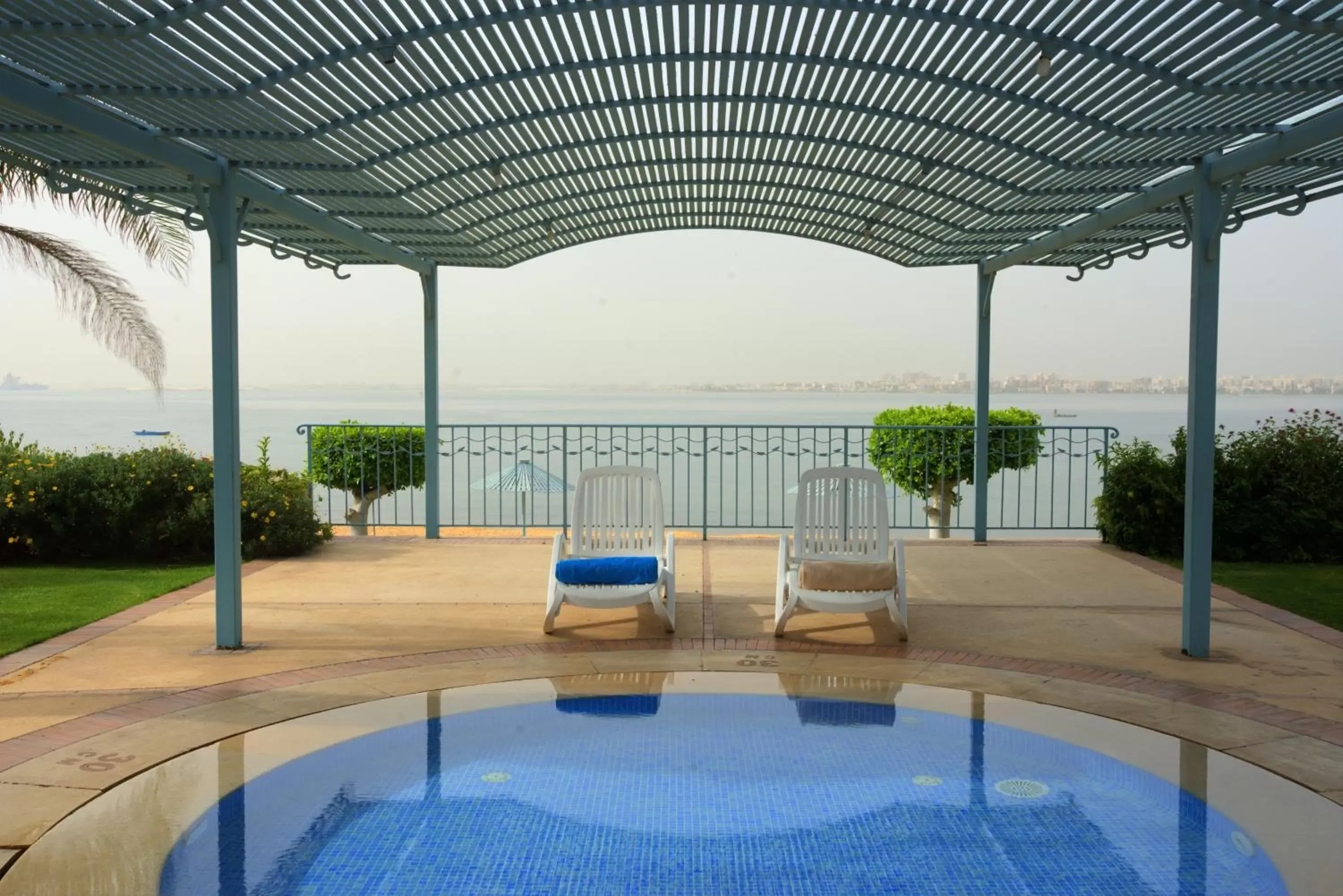 Pool view, Swimming Pool in Mercure Ismailia Forsan Island