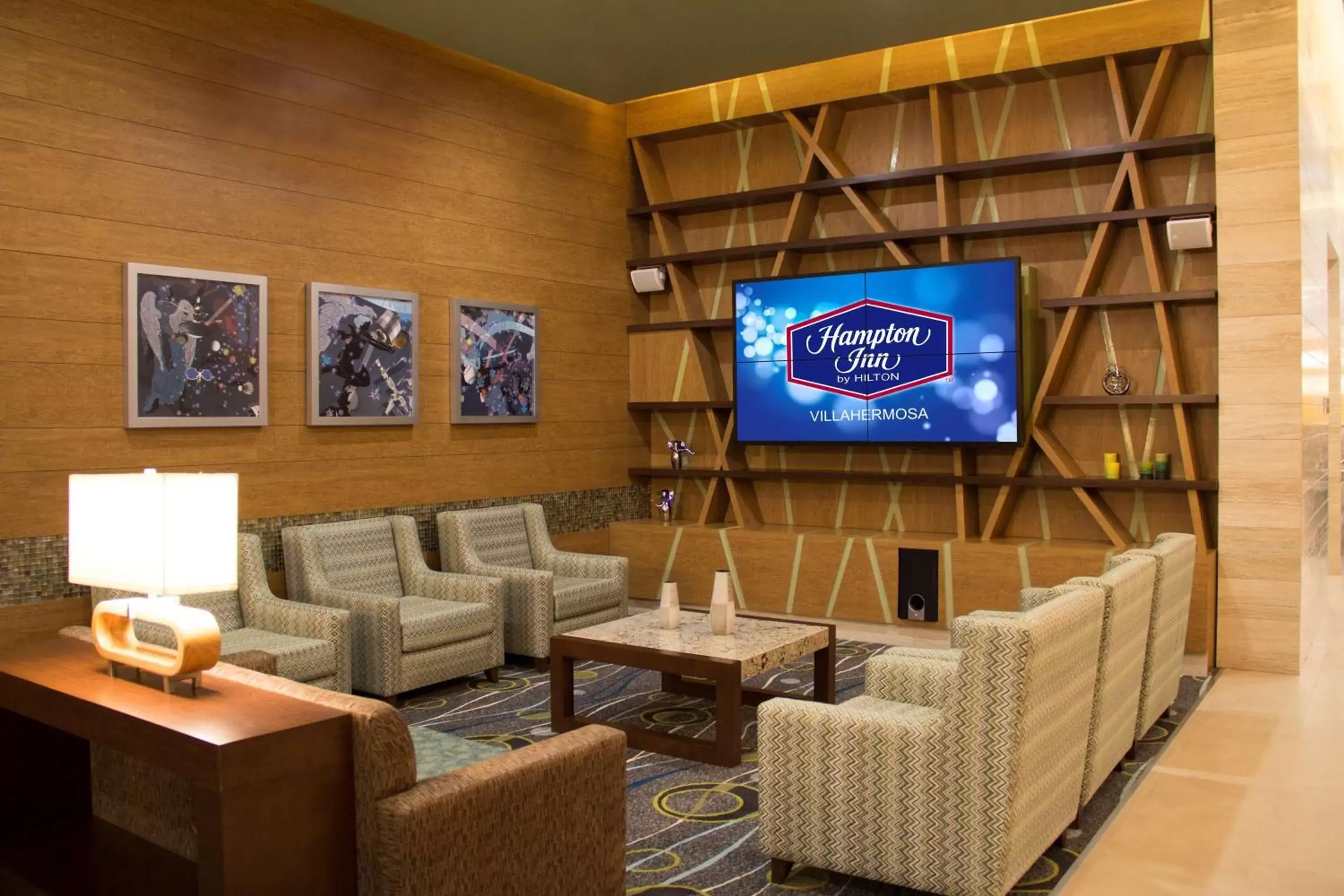 Lobby or reception, TV/Entertainment Center in Hampton Inn by Hilton Villahermosa