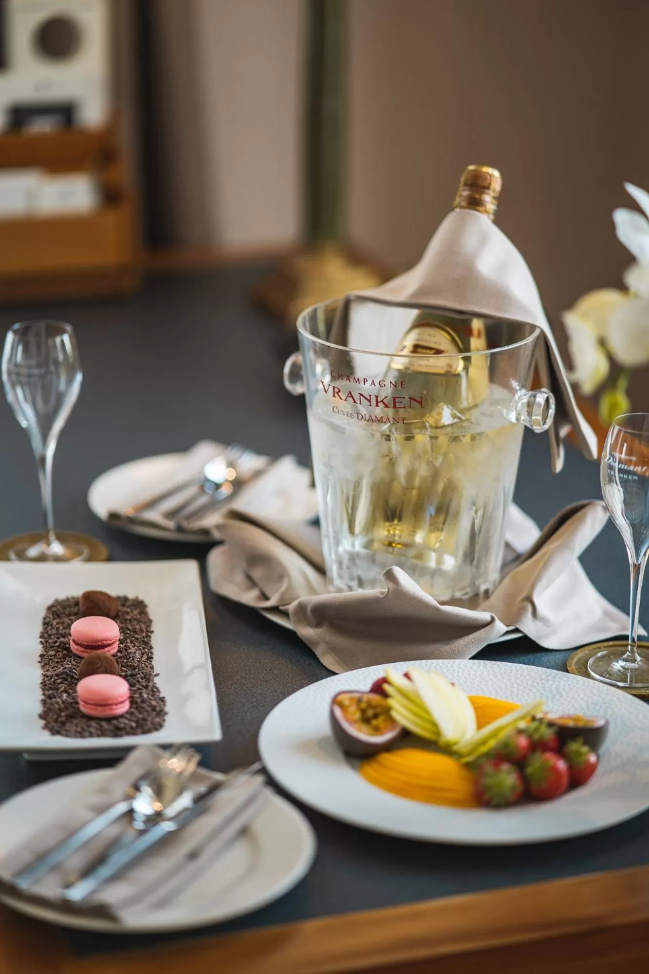 Food and drinks in Beau Rivage Hotel