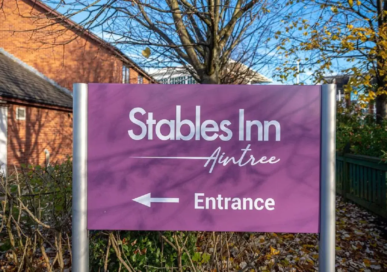 Logo/Certificate/Sign in Stables Inn, Aintree