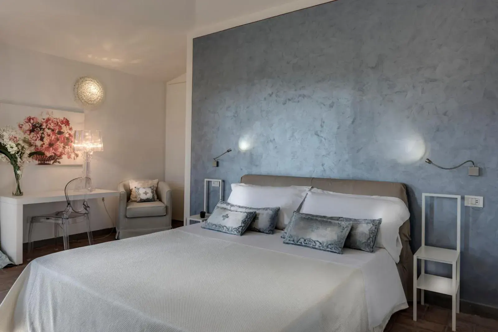 Bedroom, Bed in Hotel & Restaurant Casolare Le Terre Rosse
