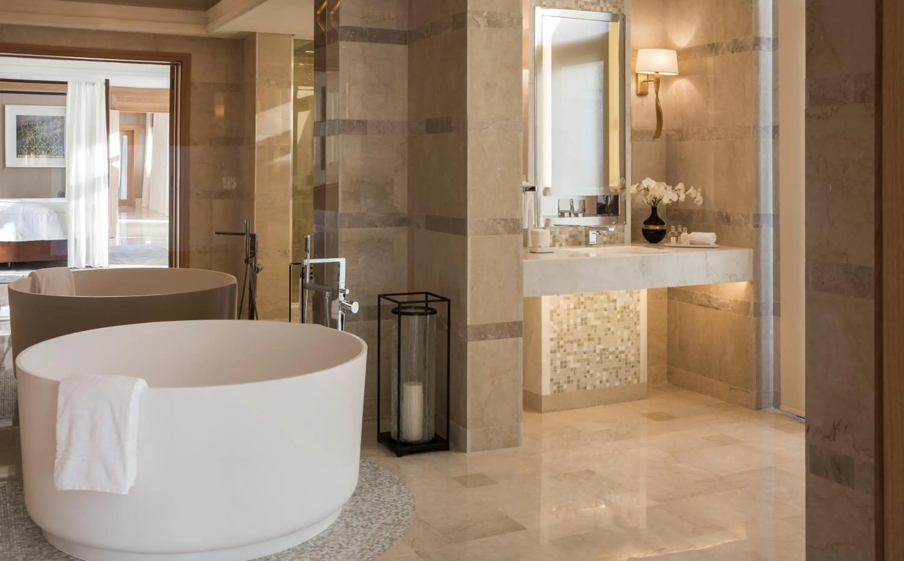 Bathroom in Four Seasons Hotel Tunis