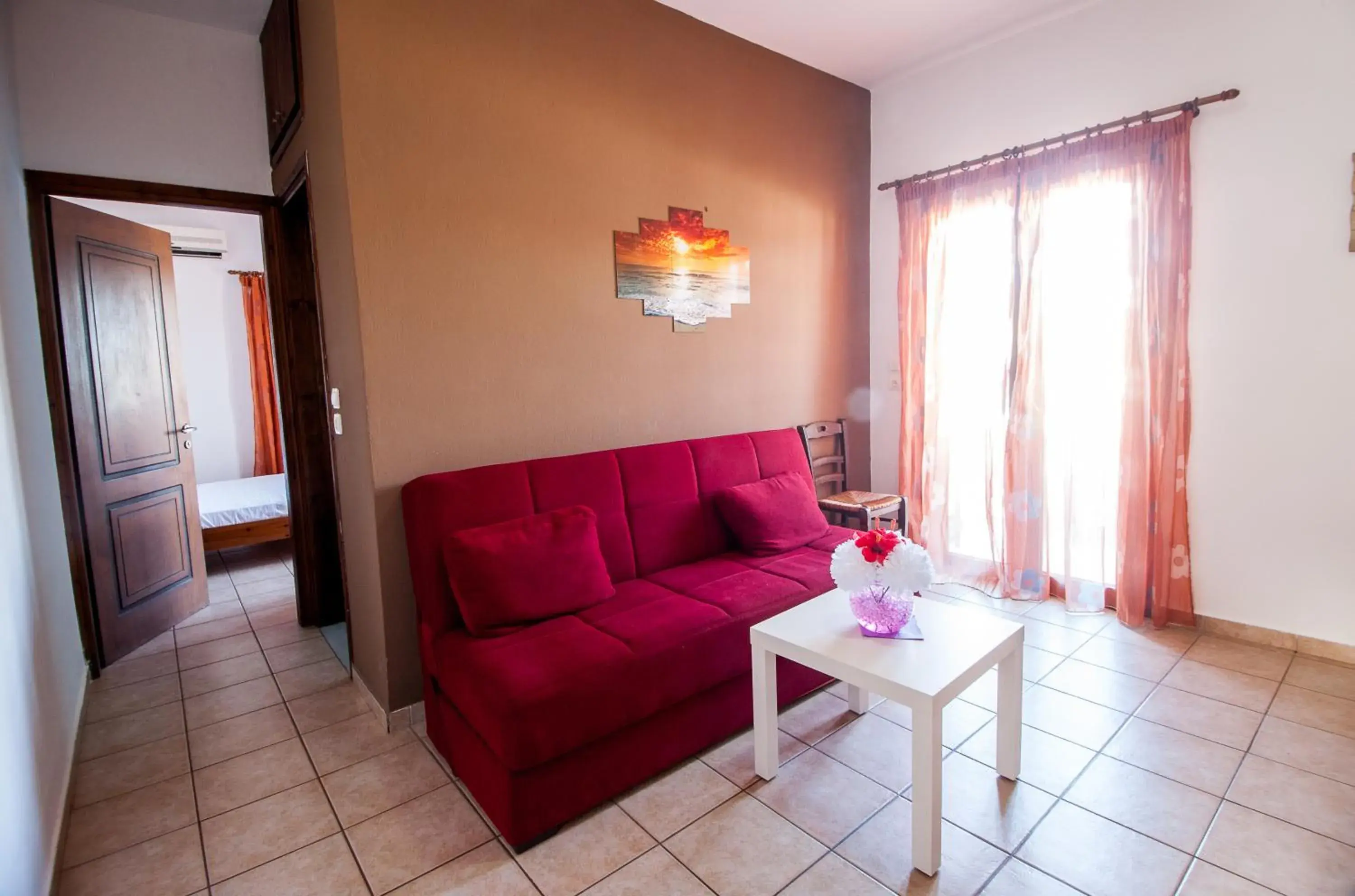 Seating Area in Elounda Sunrise Apartments