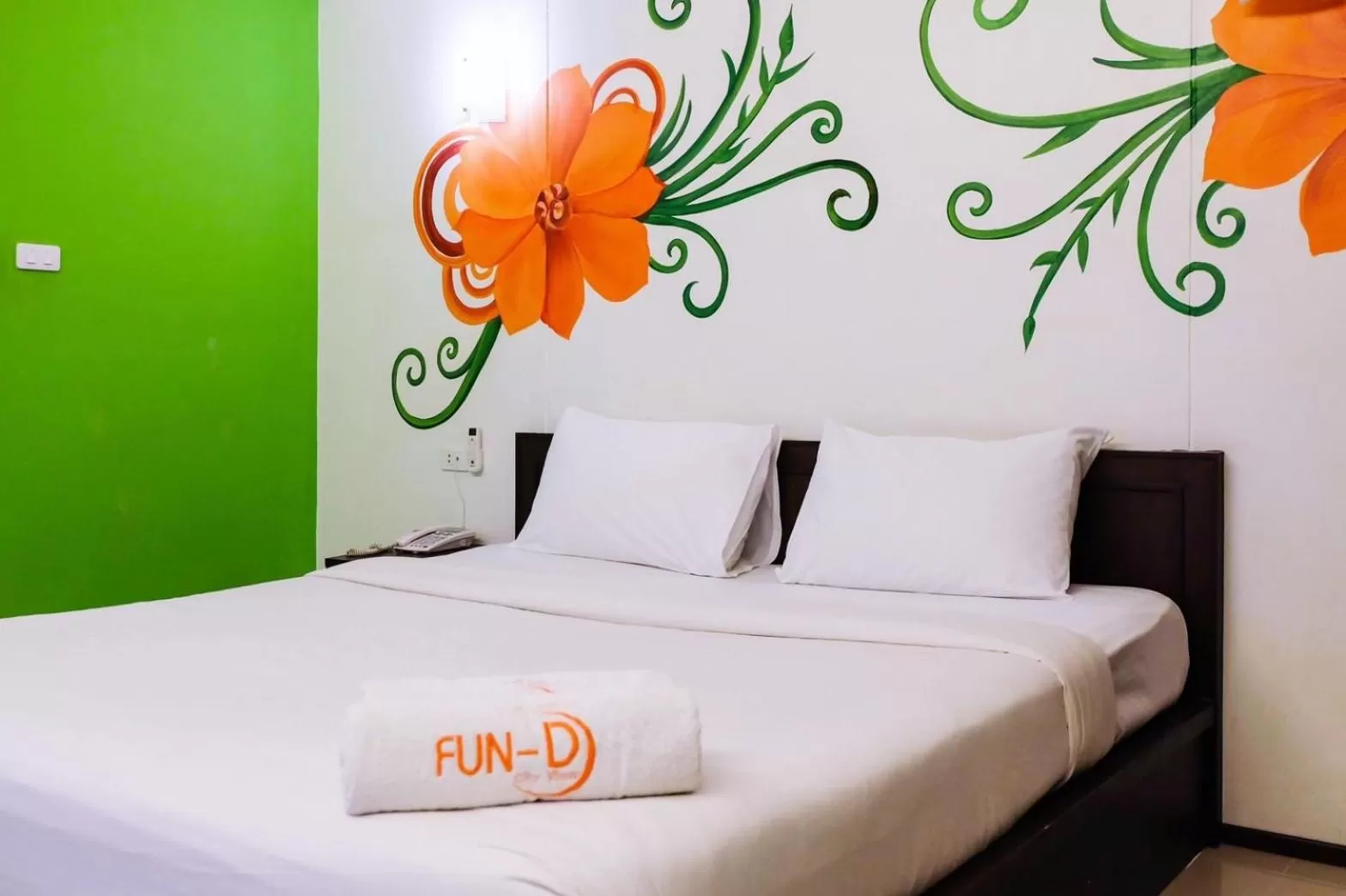 Bed in Fun-D City View SHA Plus