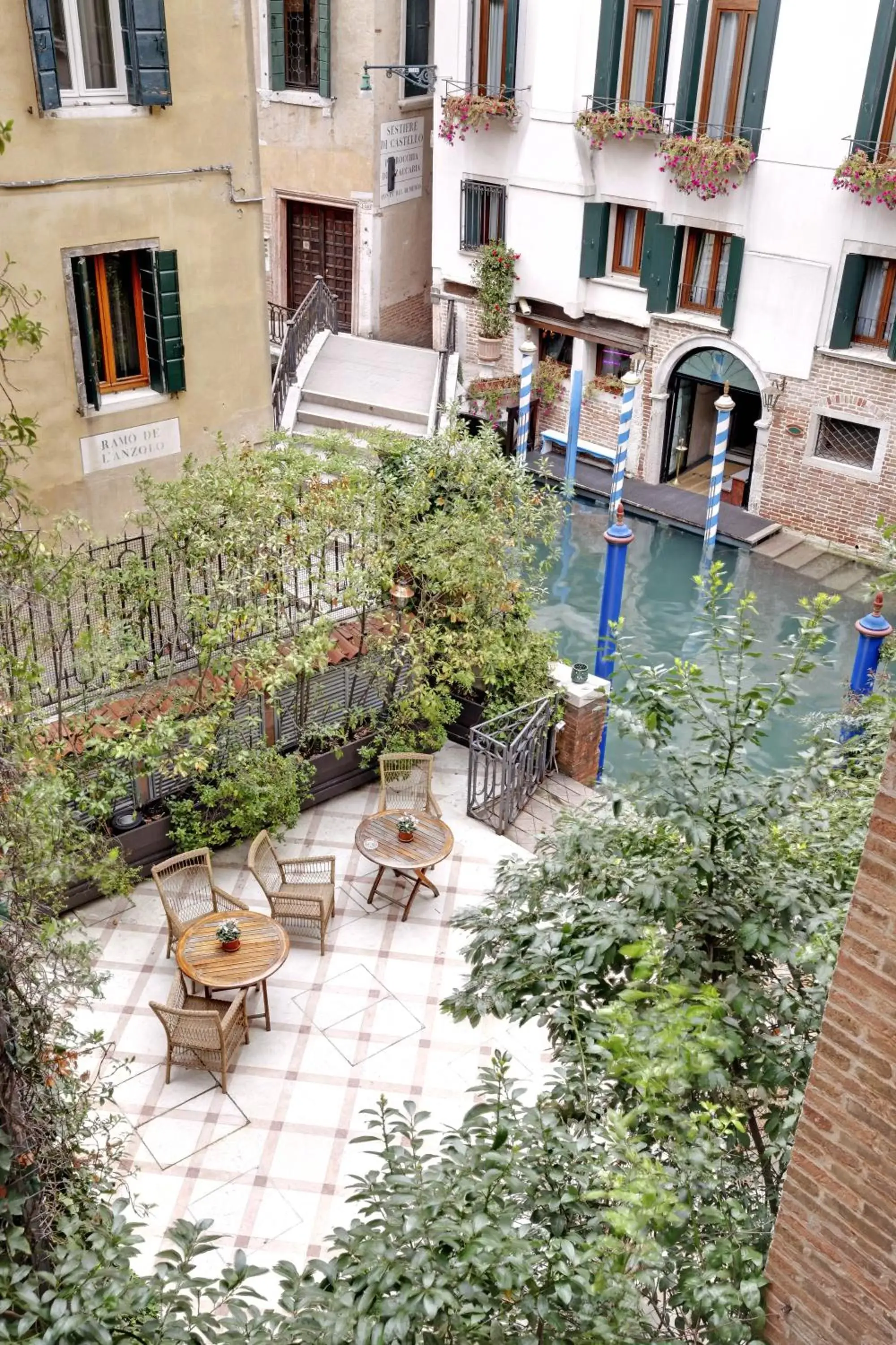 Garden view, Patio/Outdoor Area in Hotel Donà Palace