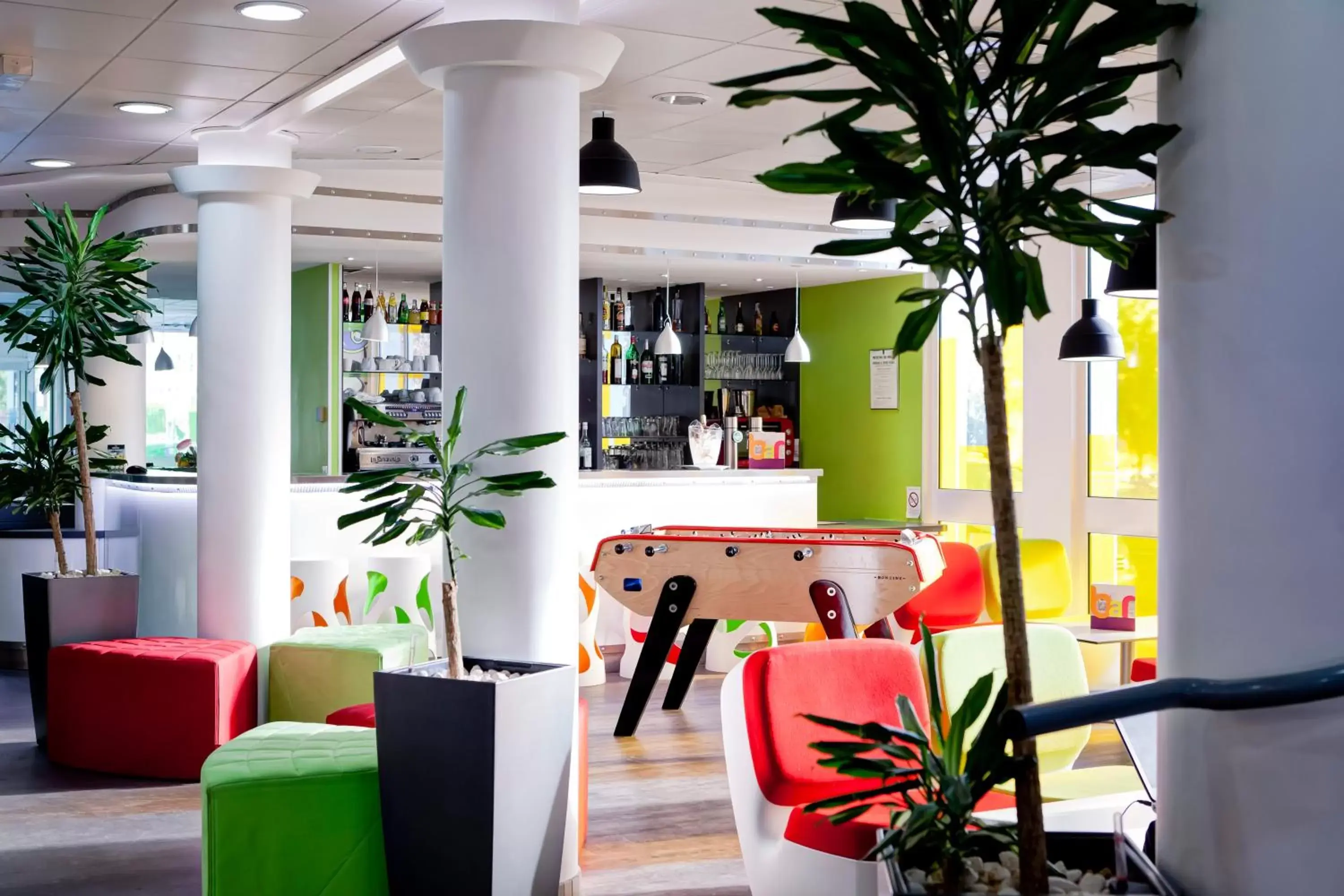 Lobby or reception, Lounge/Bar in Ibis Styles Lyon Villeurbanne Parc de la Tête d'Or