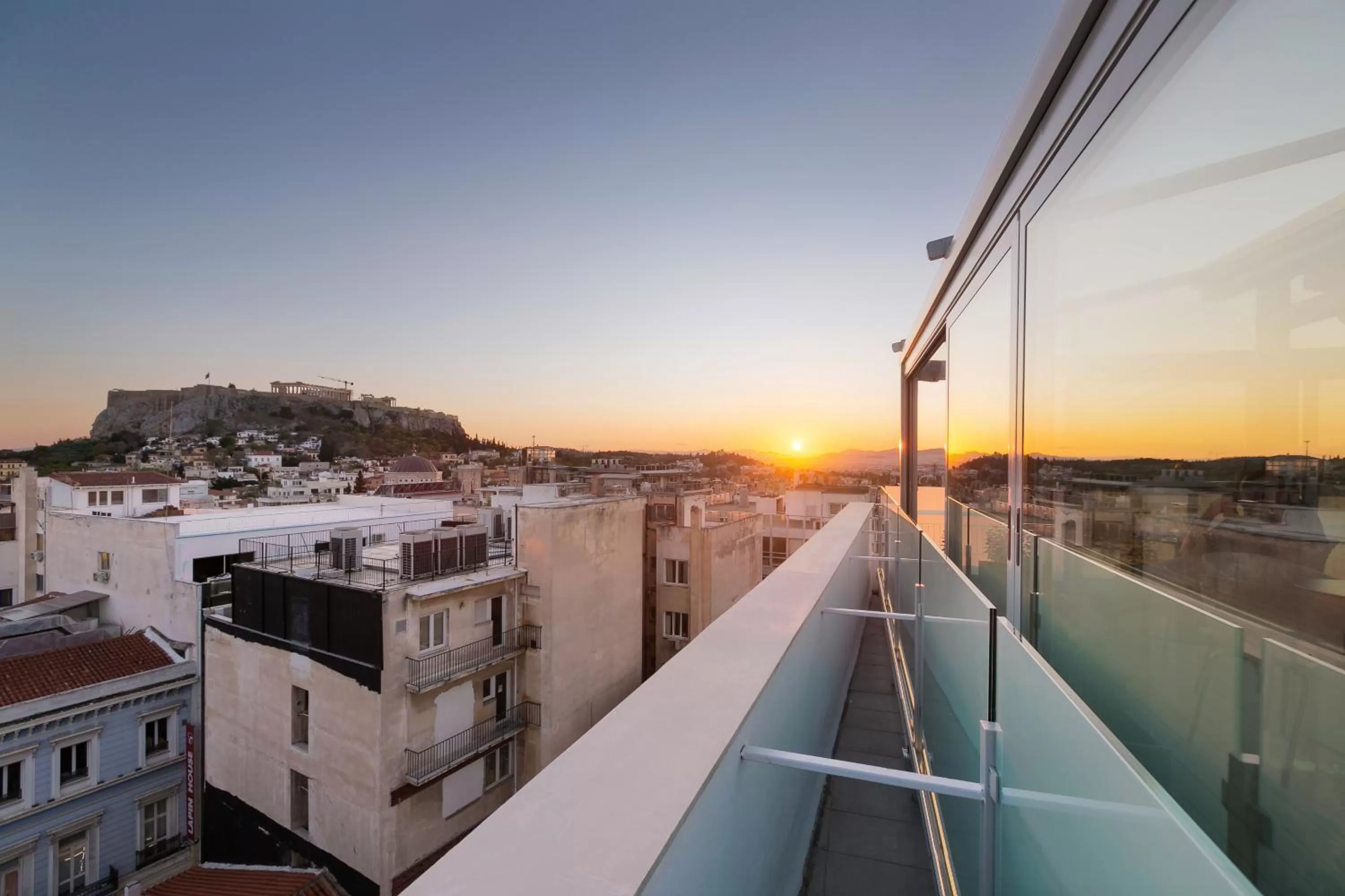 Sunset in Athens Cypria Hotel