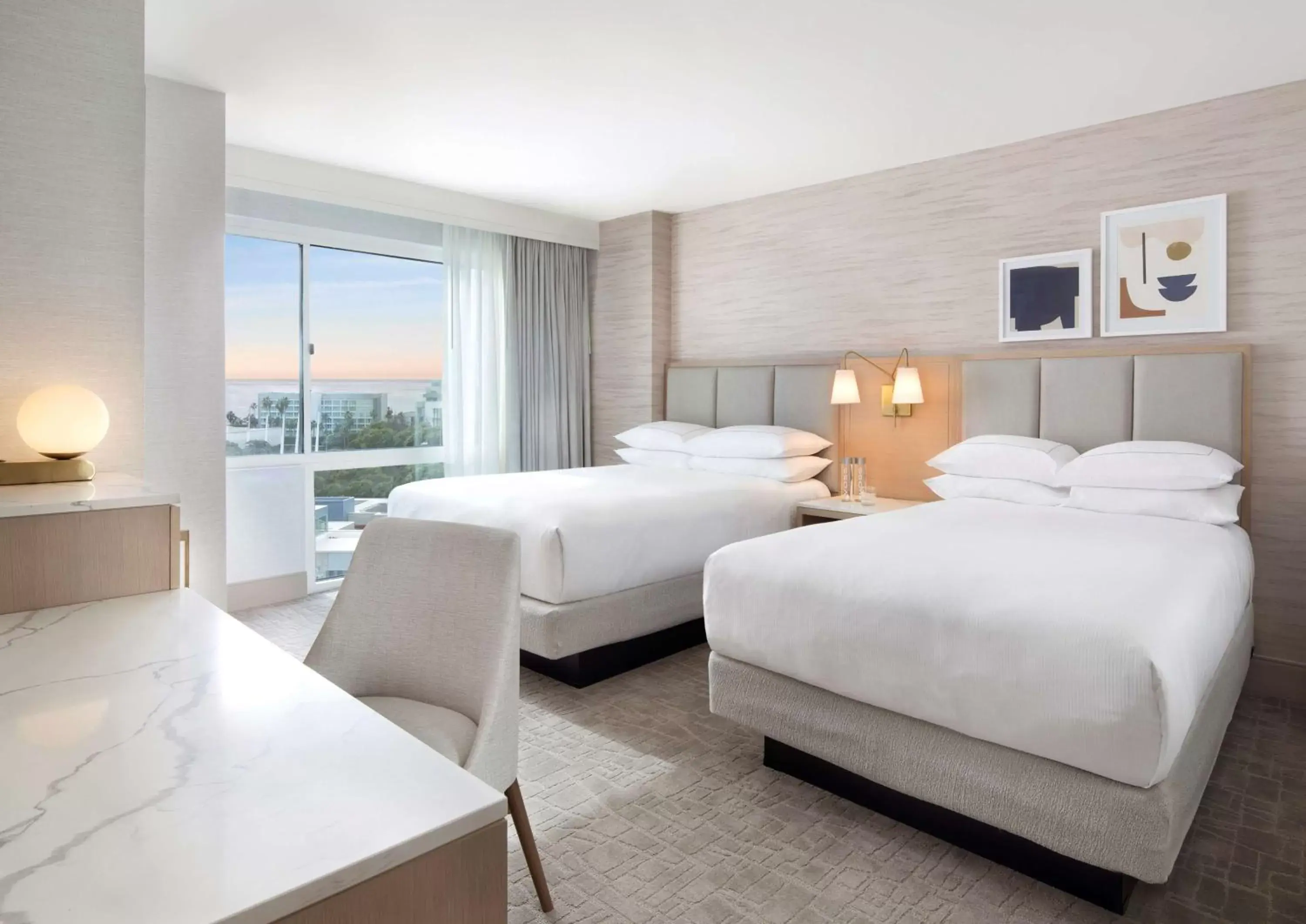 Bedroom in Hilton Santa Monica