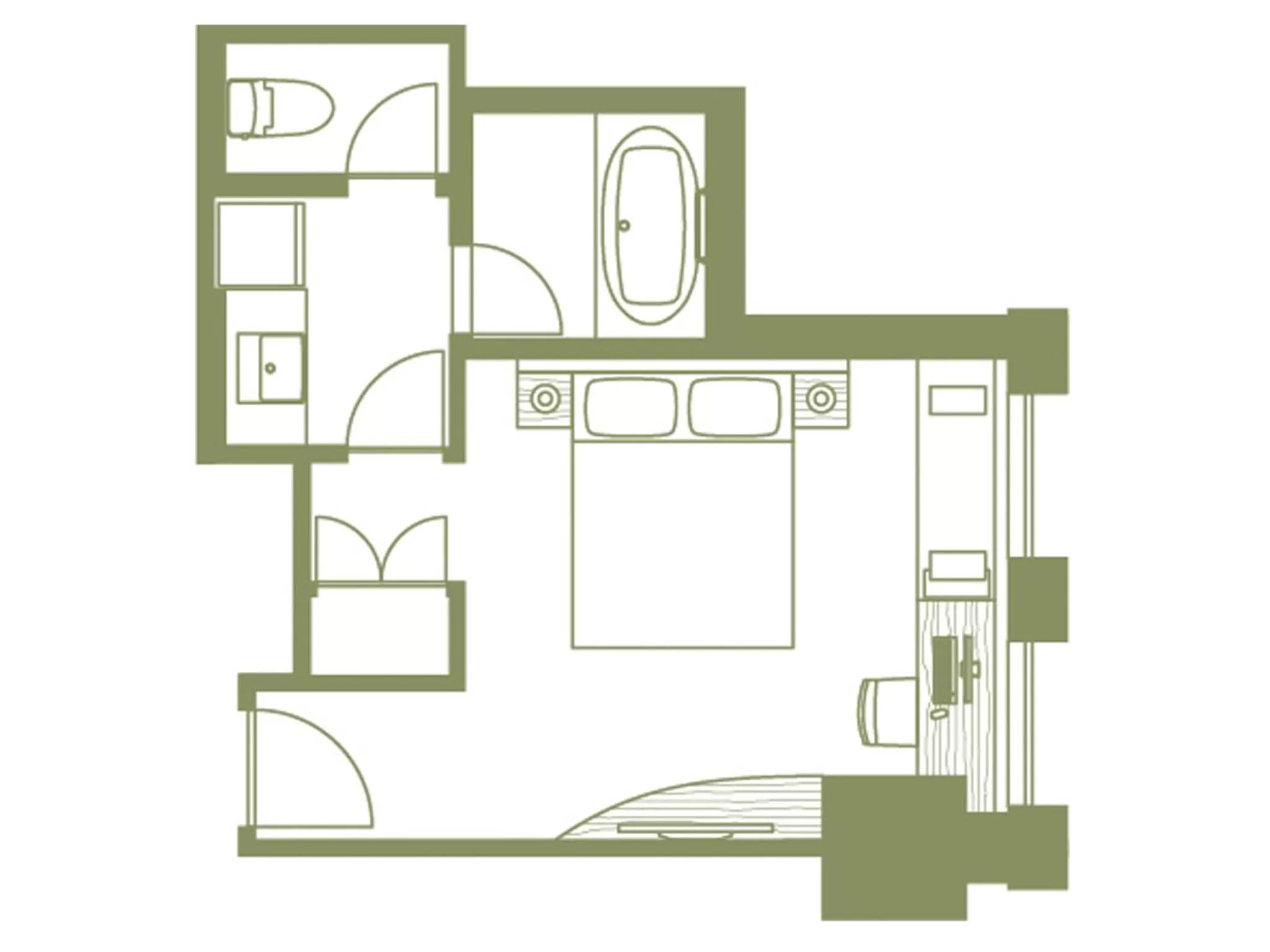 Photo of the whole room in Nagoya JR Gate Tower Hotel