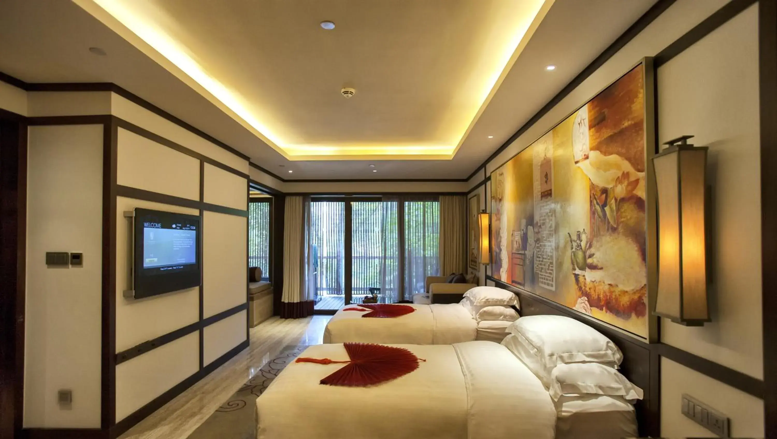 Bedroom in Banyan Tree Chongqing Beibei
