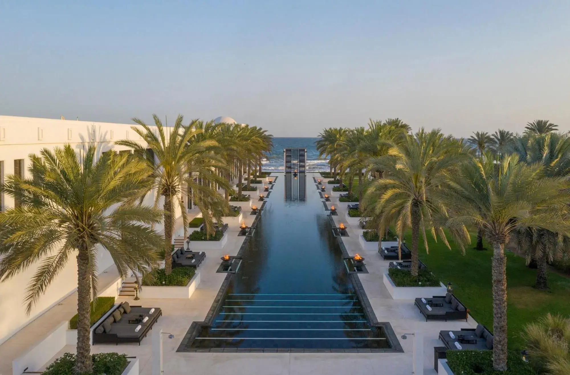Swimming pool in The Chedi Muscat