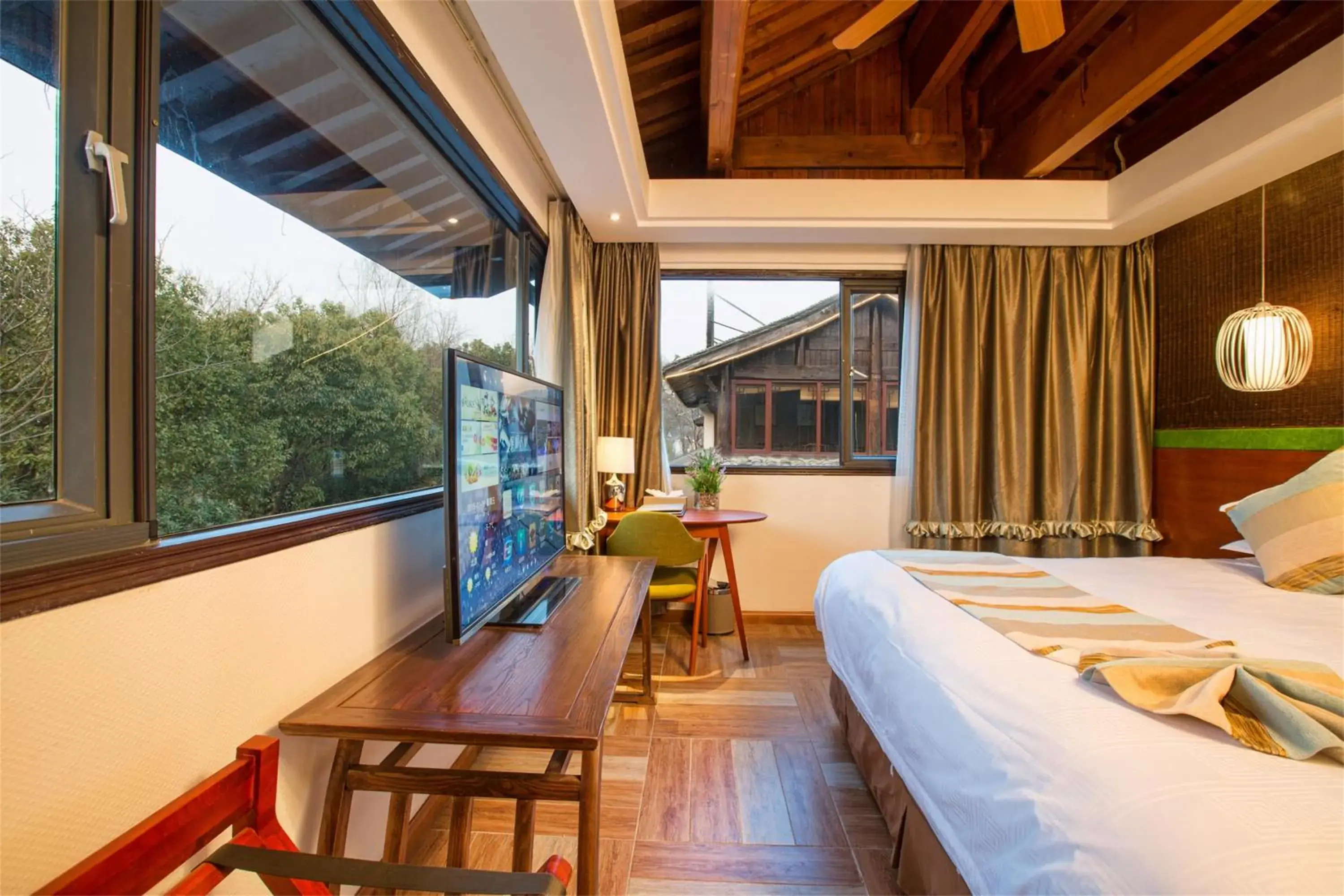 Bedroom in Yurong West-Lake-Cottage Holiday Hotel Hangzhou