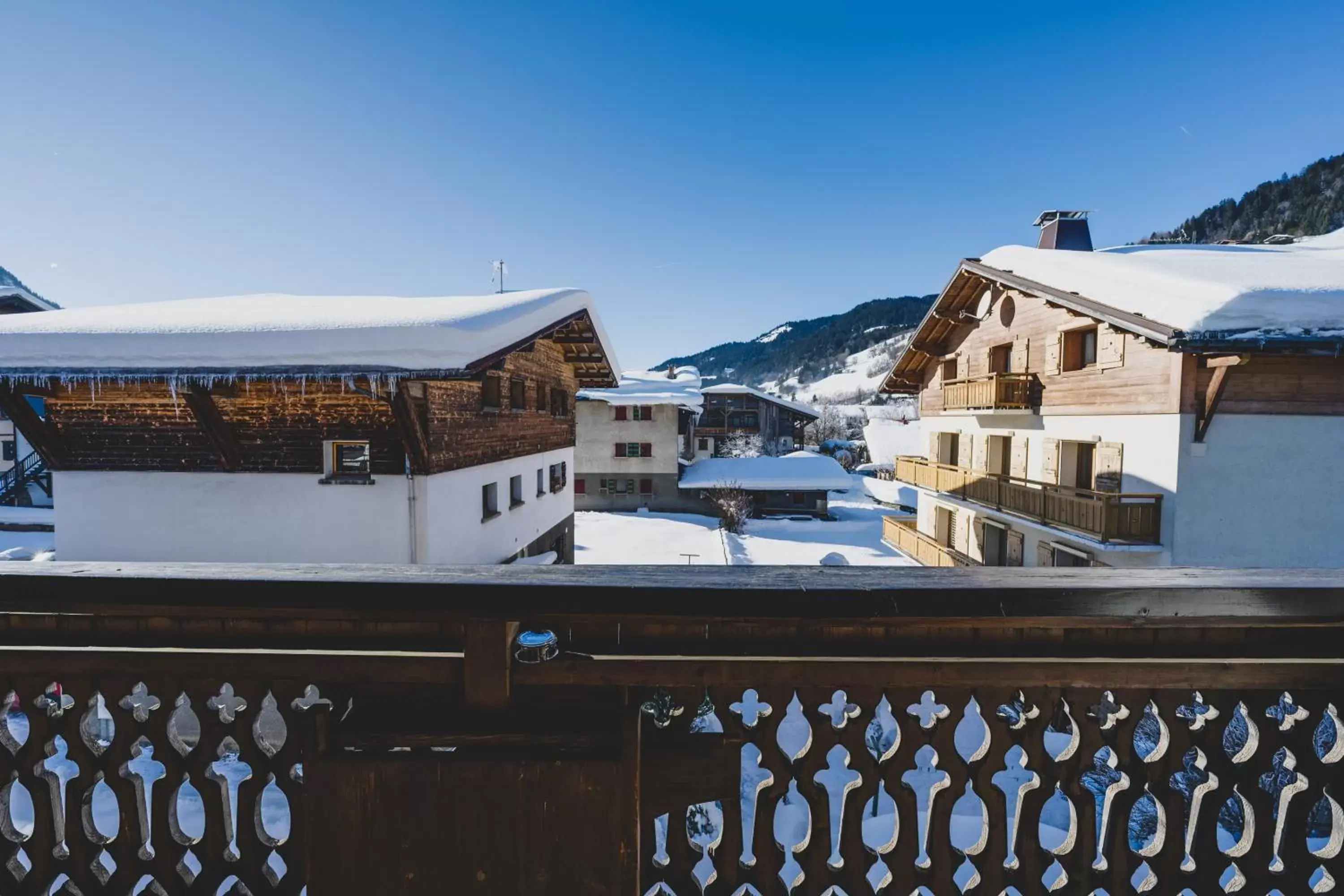 Natural landscape, Winter in Hôtel La Grange d'Arly