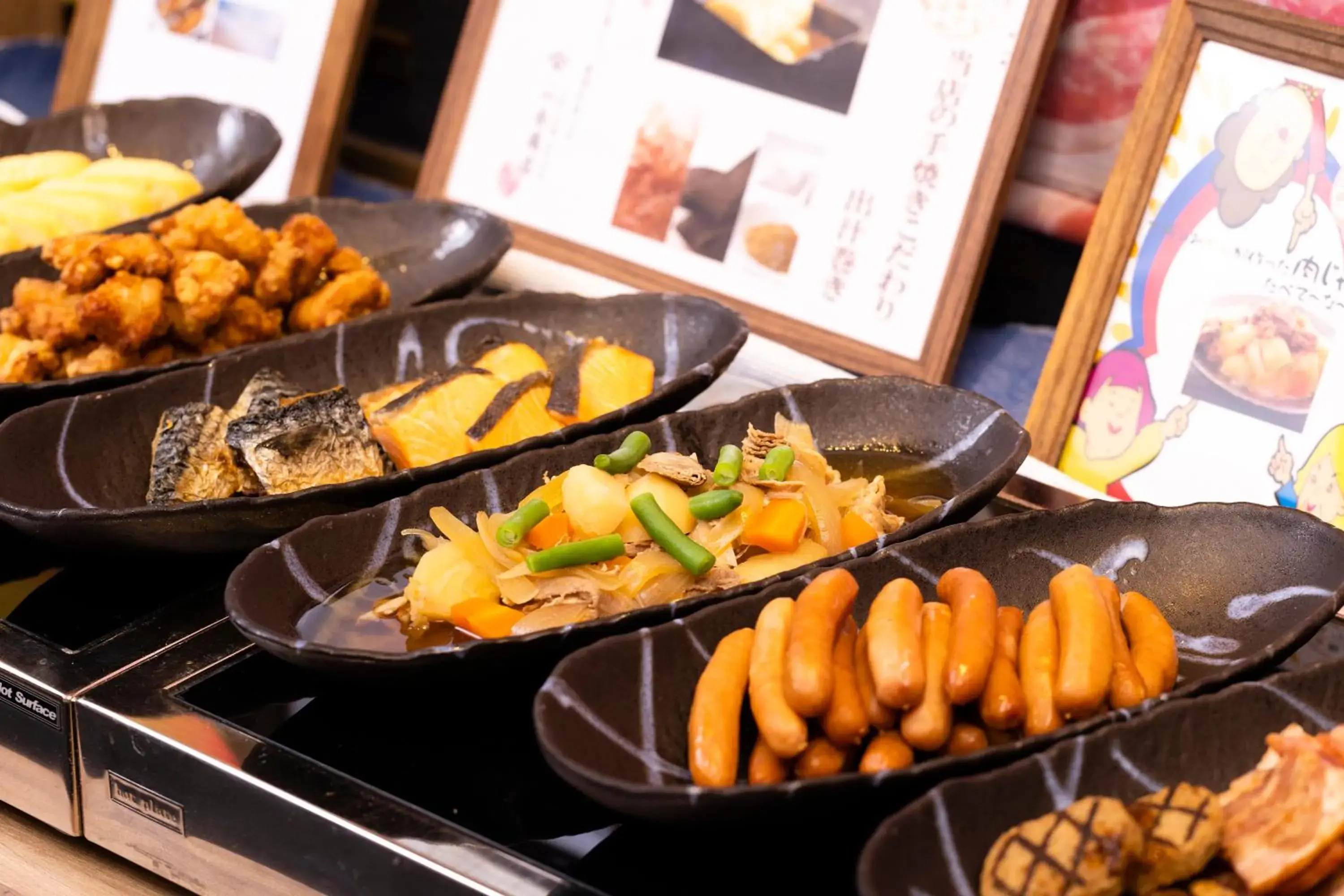 Buffet breakfast, Food in Hotel Wing International Select Higashi Osaka