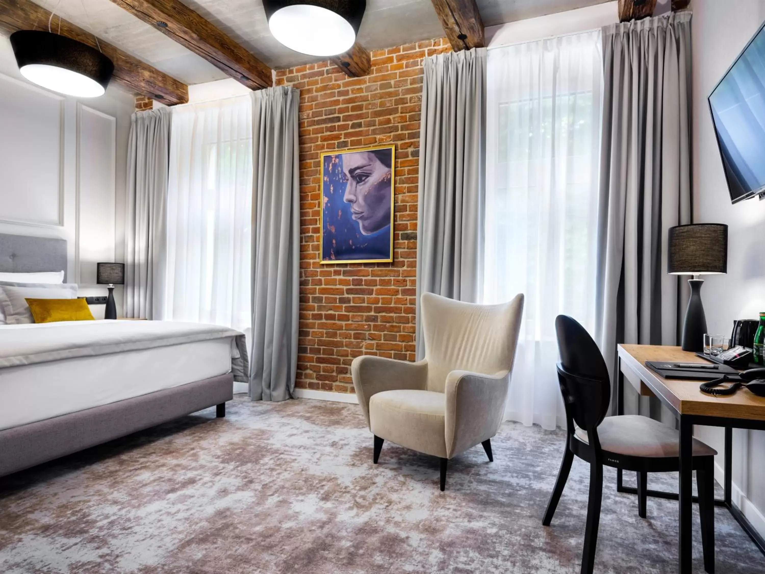 Bed in Hotel Wawel Queen Bed in Hotel Wawel Queen