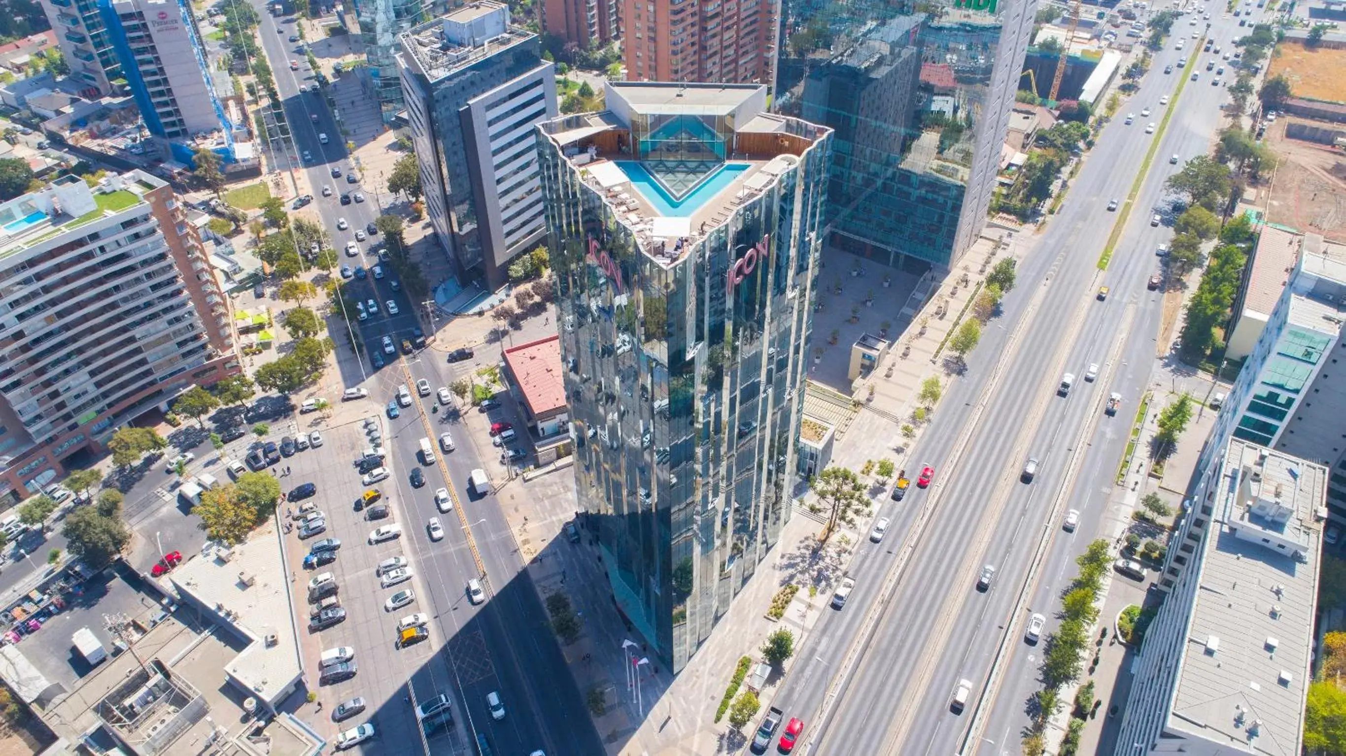 Property building, Bird's-eye View in Icon Hotel