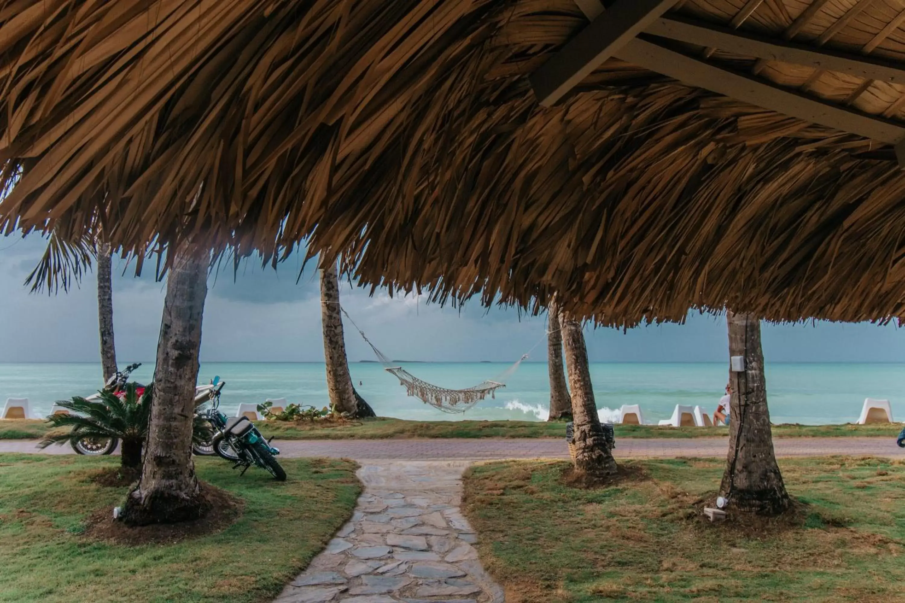 Patio in El Mosquito Boutique Hotel Playa Bonita